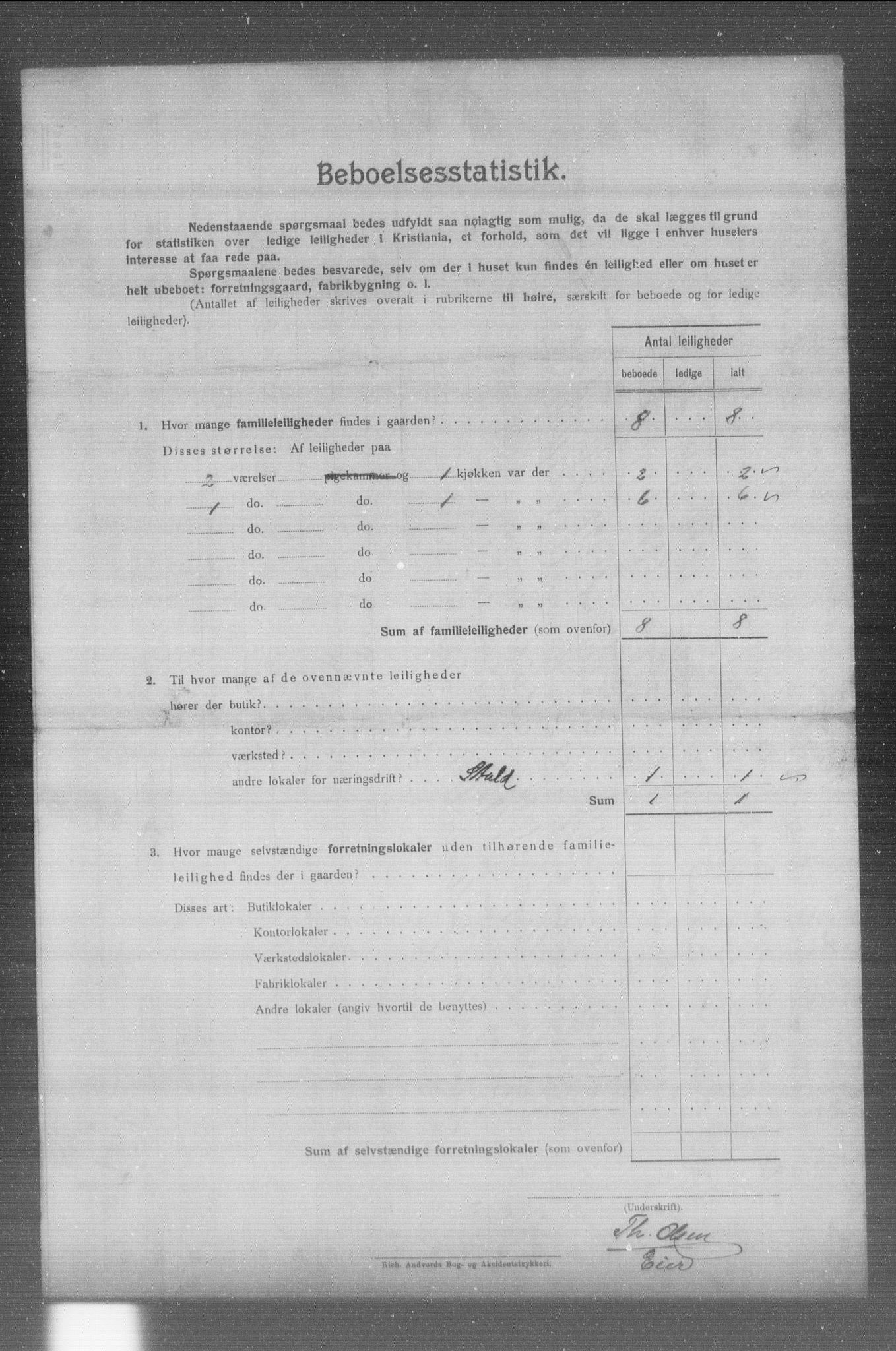 OBA, Municipal Census 1904 for Kristiania, 1904, p. 17326
