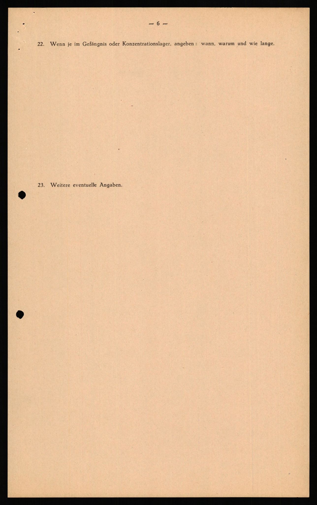 Forsvaret, Forsvarets overkommando II, RA/RAFA-3915/D/Db/L0033: CI Questionaires. Tyske okkupasjonsstyrker i Norge. Tyskere., 1945-1946, p. 273