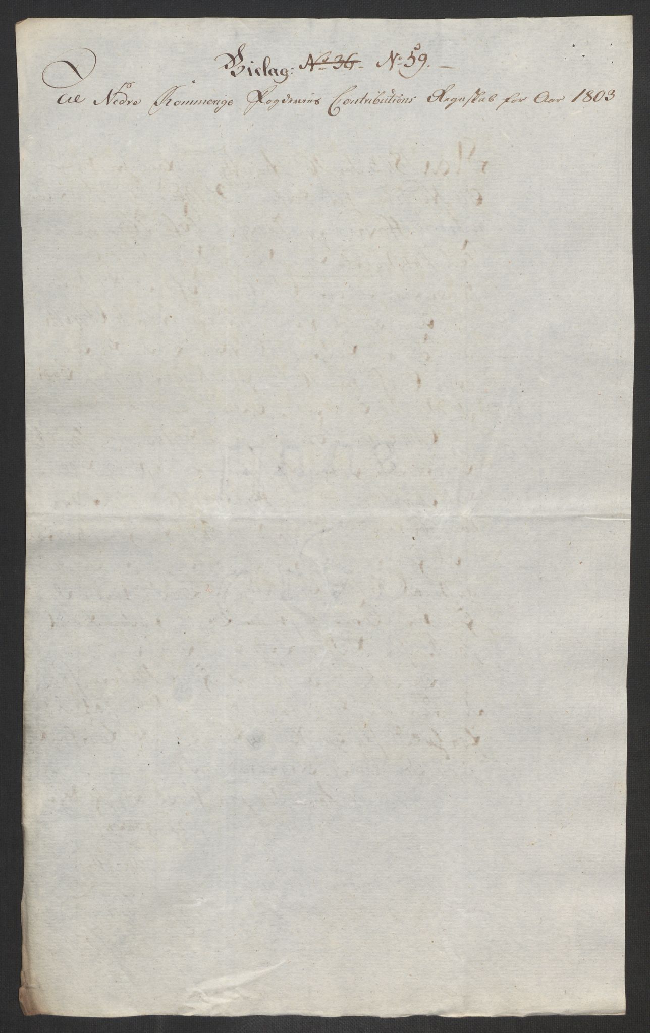 Rentekammeret inntil 1814, Reviderte regnskaper, Fogderegnskap, AV/RA-EA-4092/R11/L0679: Fogderegnskap Nedre Romerike, 1803, p. 182