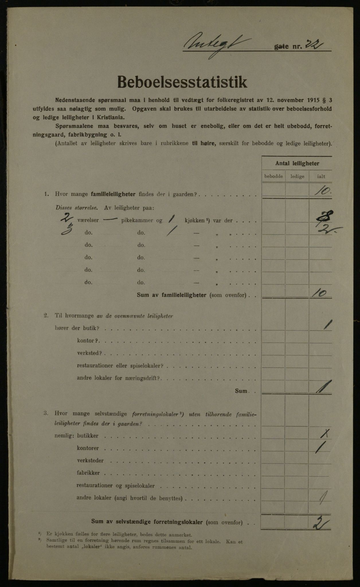 OBA, Municipal Census 1923 for Kristiania, 1923, p. 133658