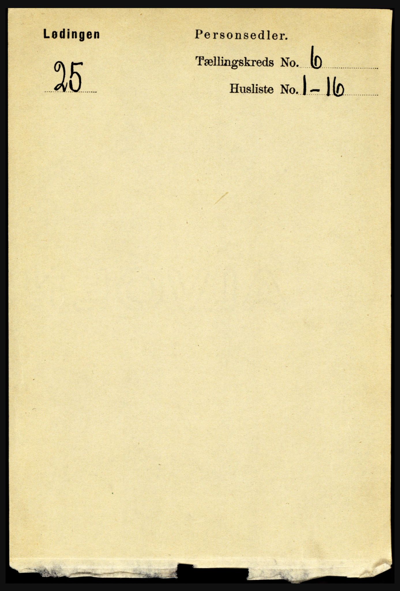 RA, 1891 census for 1851 Lødingen, 1891, p. 2756