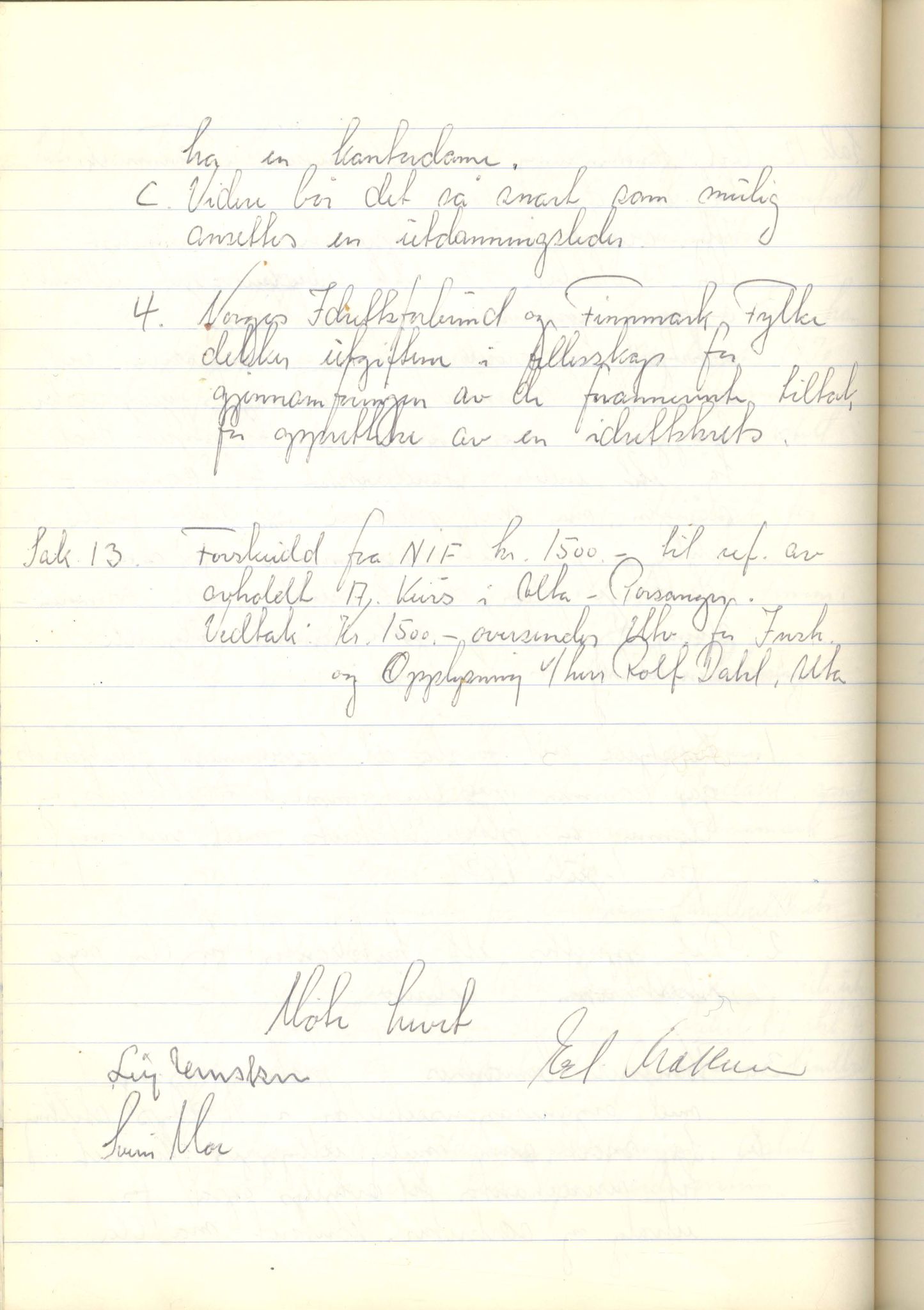 Vest-Finnmark Idrettskrets, FMFB/A-1042/A/Aa/L0003: Møteprotokoll for styre, kretsting og arbeidsutvalg, 1961-1971, p. 311