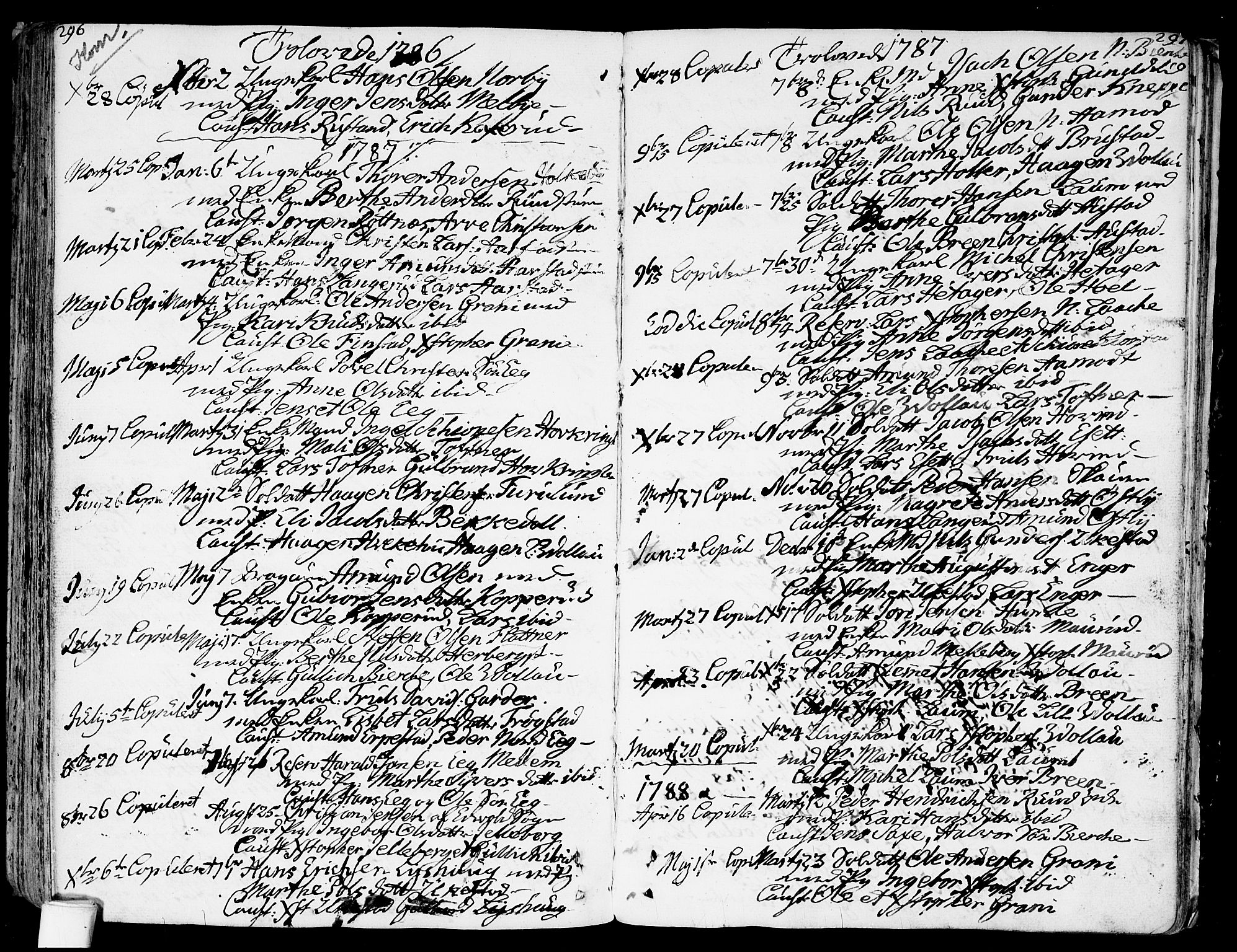 Nannestad prestekontor Kirkebøker, SAO/A-10414a/F/Fa/L0007: Parish register (official) no. I 7, 1754-1791, p. 296-297