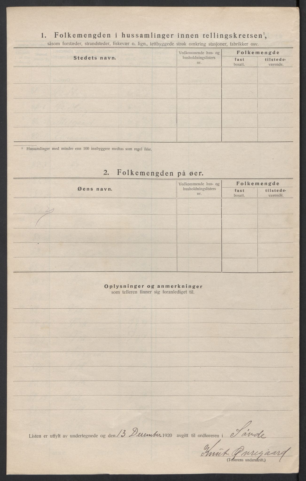 SAT, 1920 census for Syvde, 1920, p. 16