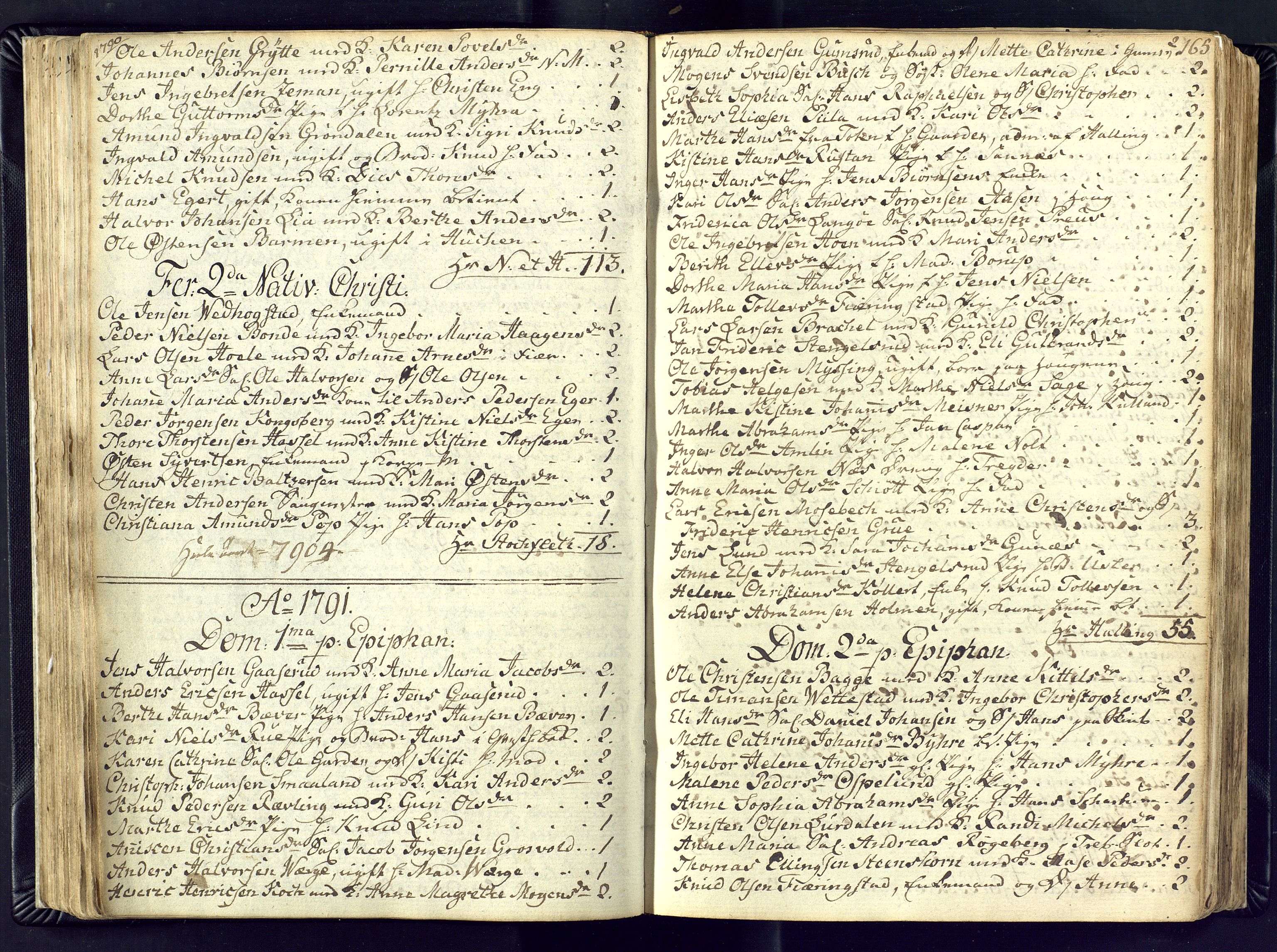 Kongsberg kirkebøker, AV/SAKO-A-22/M/Ma/L0011: Communicants register no. 11, 1788-1795, p. 165