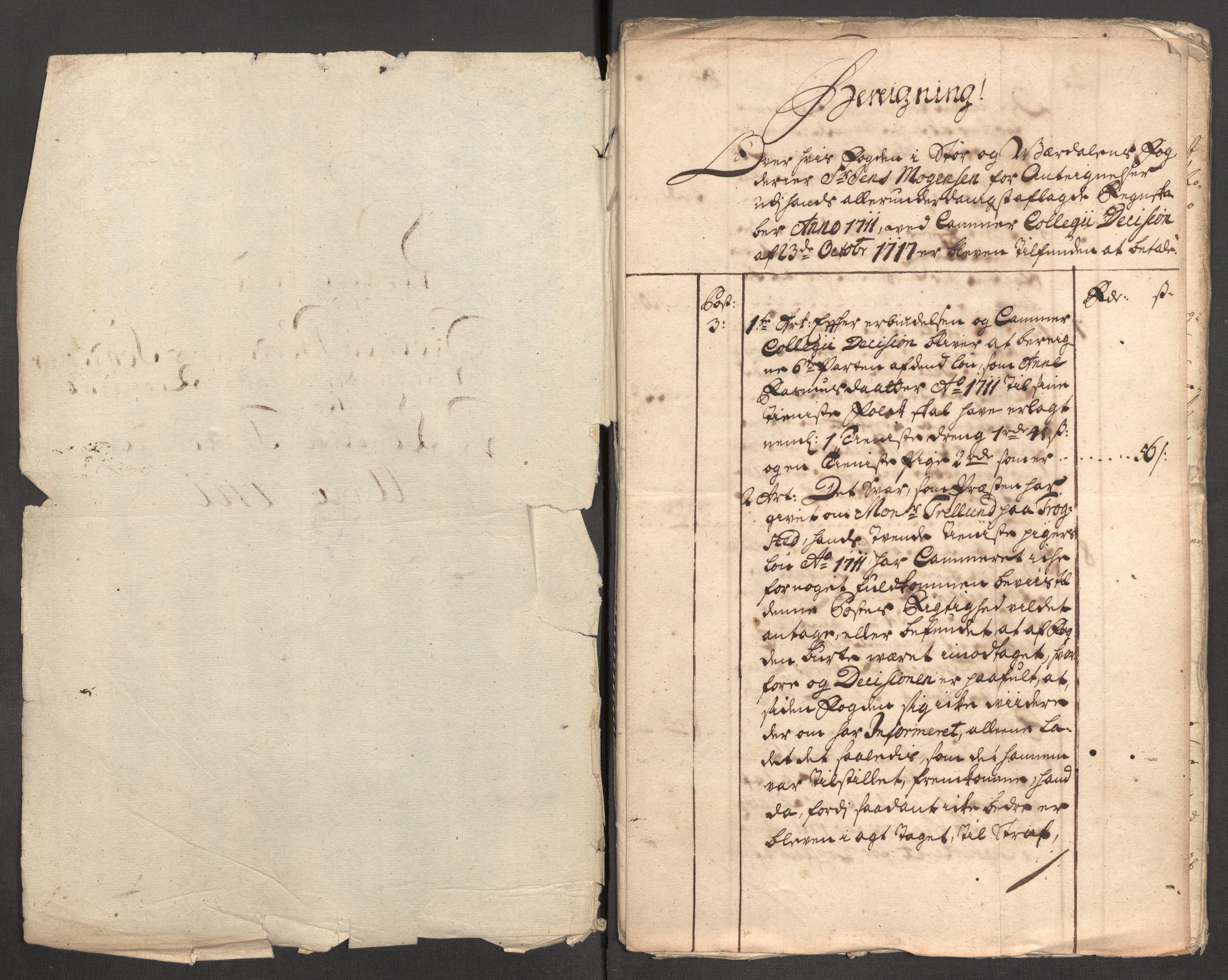 Rentekammeret inntil 1814, Reviderte regnskaper, Fogderegnskap, AV/RA-EA-4092/R62/L4201: Fogderegnskap Stjørdal og Verdal, 1711, p. 311