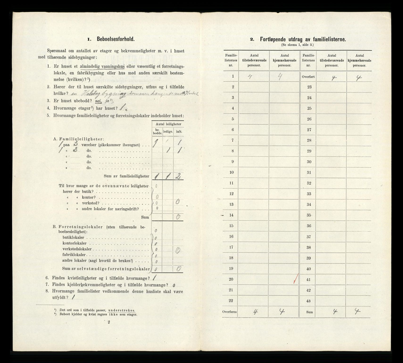 RA, 1910 census for Egersund, 1910, p. 1920