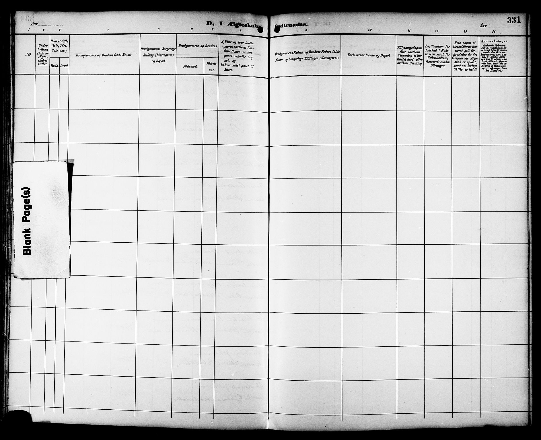 Ministerialprotokoller, klokkerbøker og fødselsregistre - Sør-Trøndelag, SAT/A-1456/659/L0746: Parish register (copy) no. 659C03, 1893-1912, p. 331