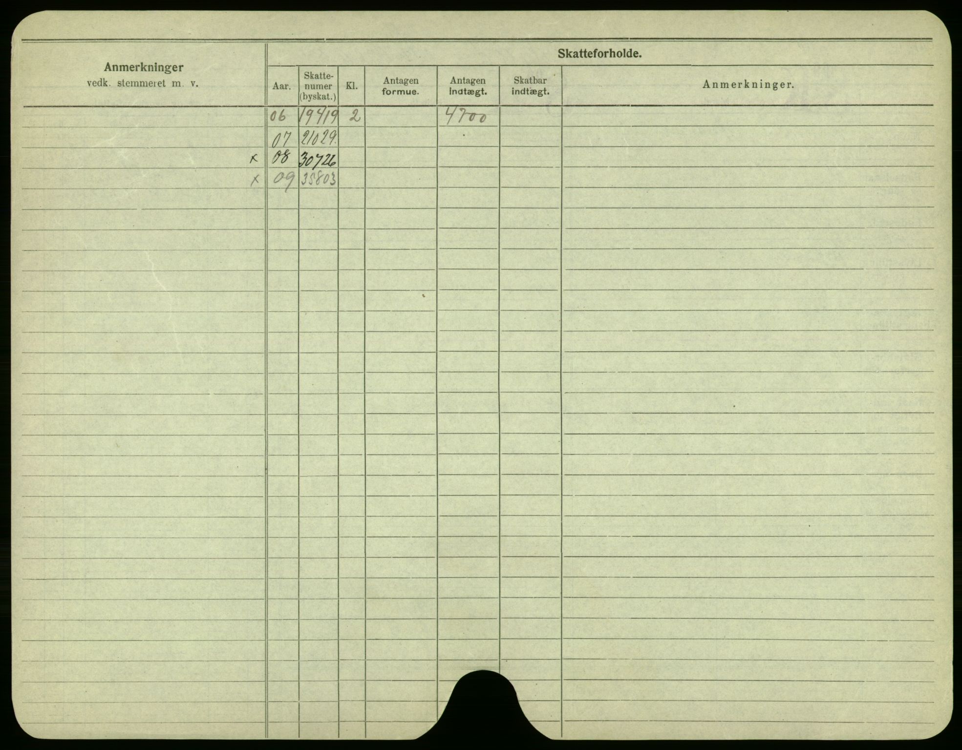 Oslo folkeregister, Registerkort, AV/SAO-A-11715/F/Fa/Fac/L0002: Menn, 1906-1914, p. 205b