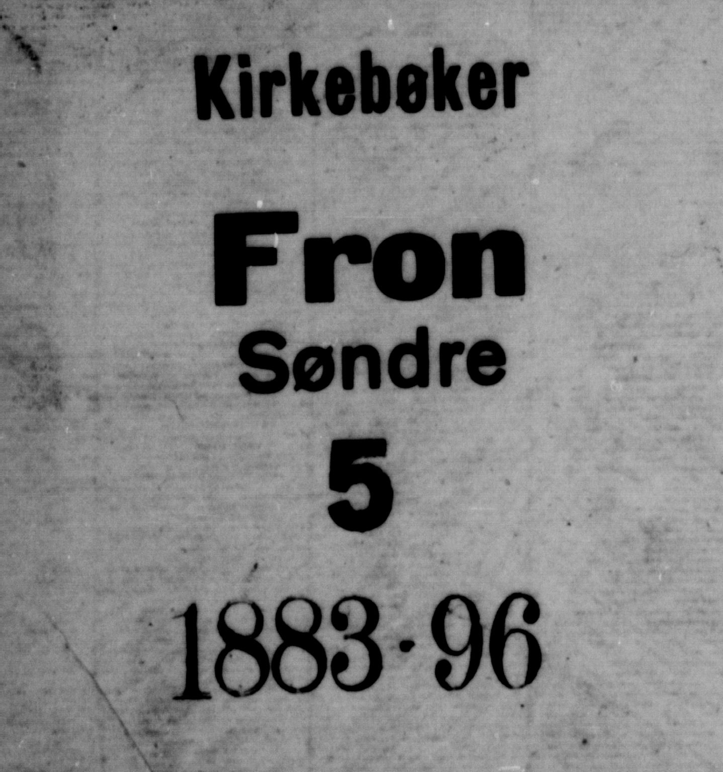 Sør-Fron prestekontor, SAH/PREST-010/H/Ha/Hab/L0003: Parish register (copy) no. 3, 1884-1896