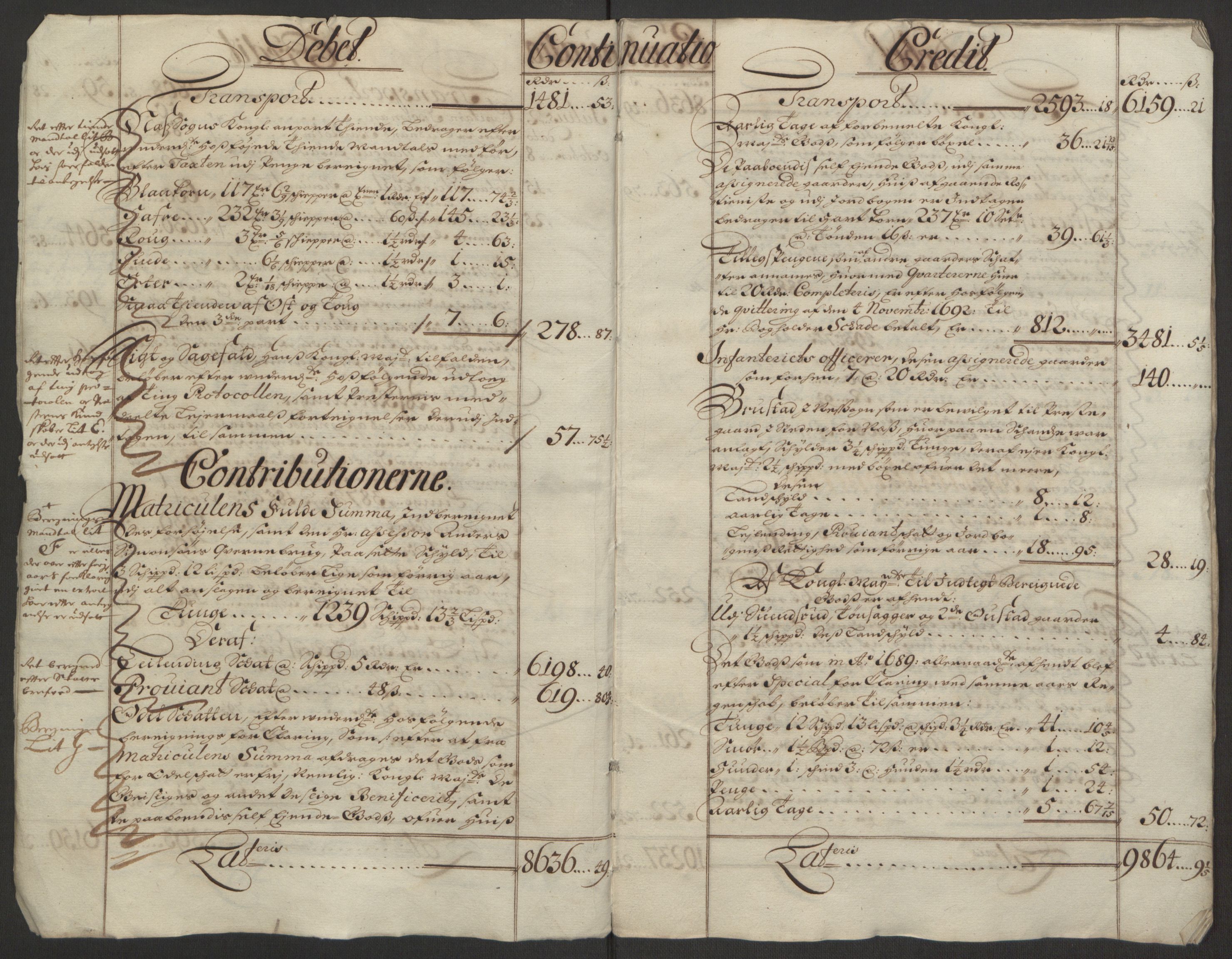 Rentekammeret inntil 1814, Reviderte regnskaper, Fogderegnskap, AV/RA-EA-4092/R12/L0704: Fogderegnskap Øvre Romerike, 1692, p. 5