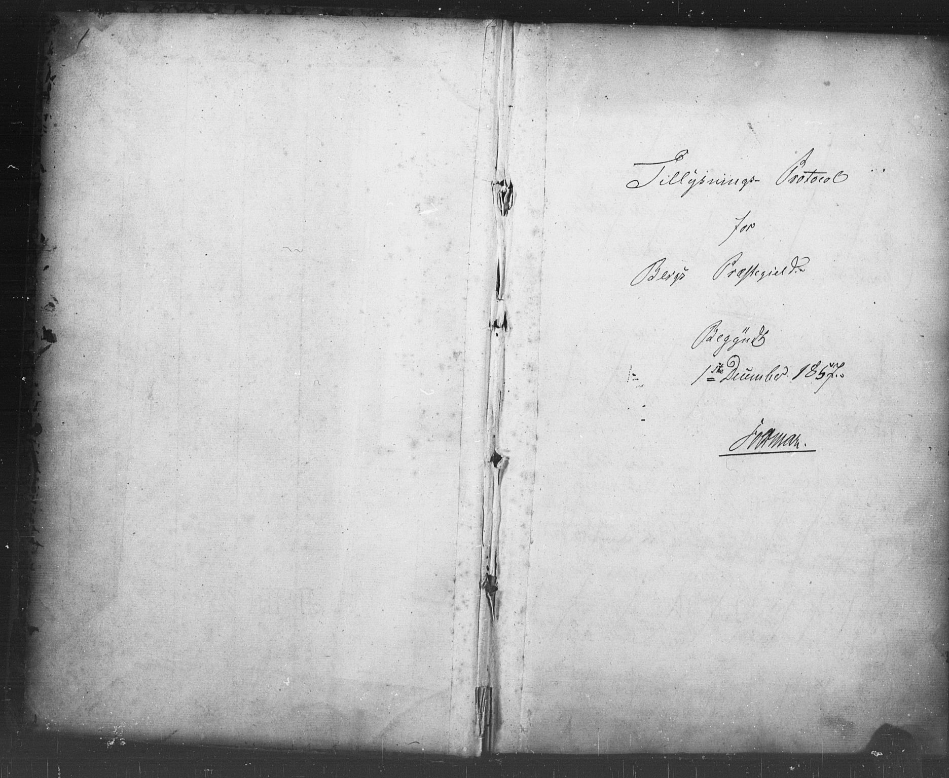Berg prestekontor Kirkebøker, SAO/A-10902/H/Ha/L0001: Banns register no. I 1, 1857-1894