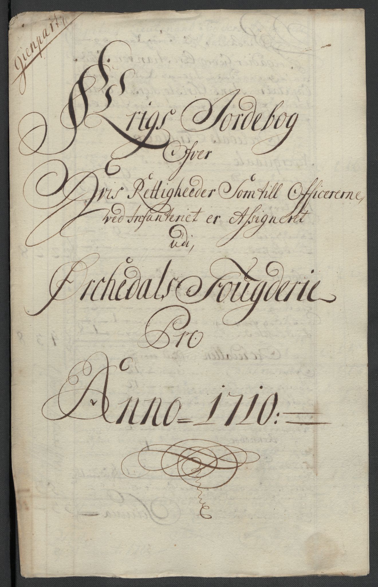 Rentekammeret inntil 1814, Reviderte regnskaper, Fogderegnskap, RA/EA-4092/R60/L3960: Fogderegnskap Orkdal og Gauldal, 1710, p. 318