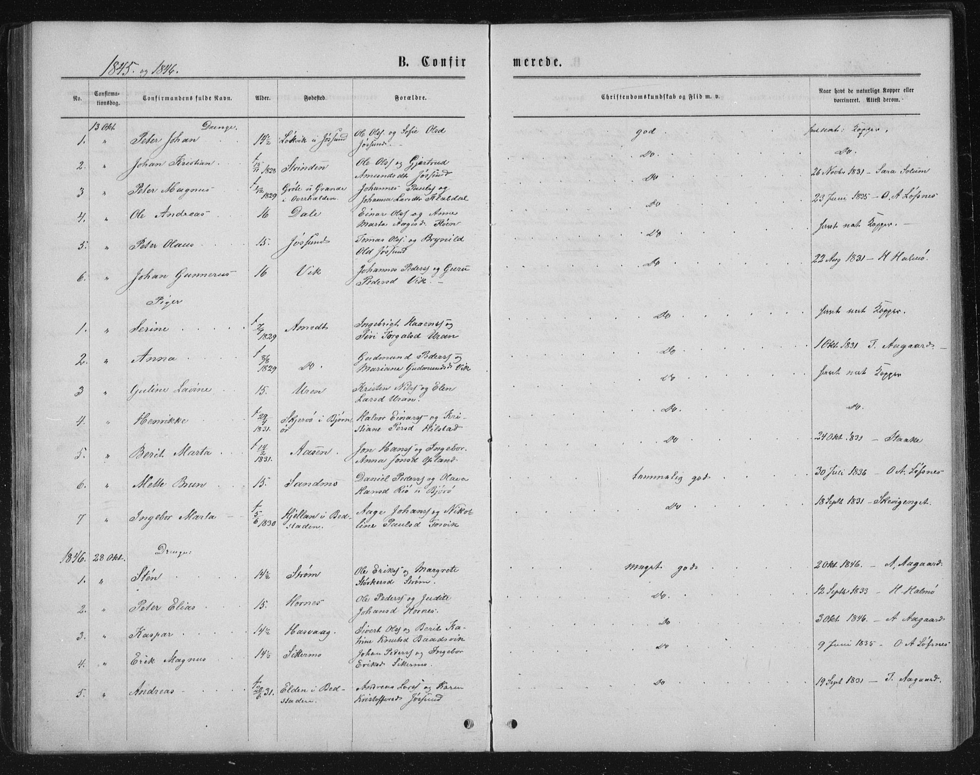 Ministerialprotokoller, klokkerbøker og fødselsregistre - Nord-Trøndelag, SAT/A-1458/771/L0595: Parish register (official) no. 771A02, 1840-1869