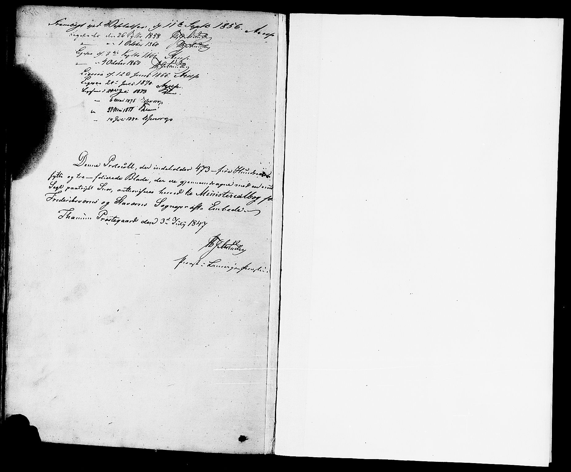 Stavern kirkebøker, SAKO/A-318/F/Fa/L0007: Parish register (official) no. 7, 1840-1877