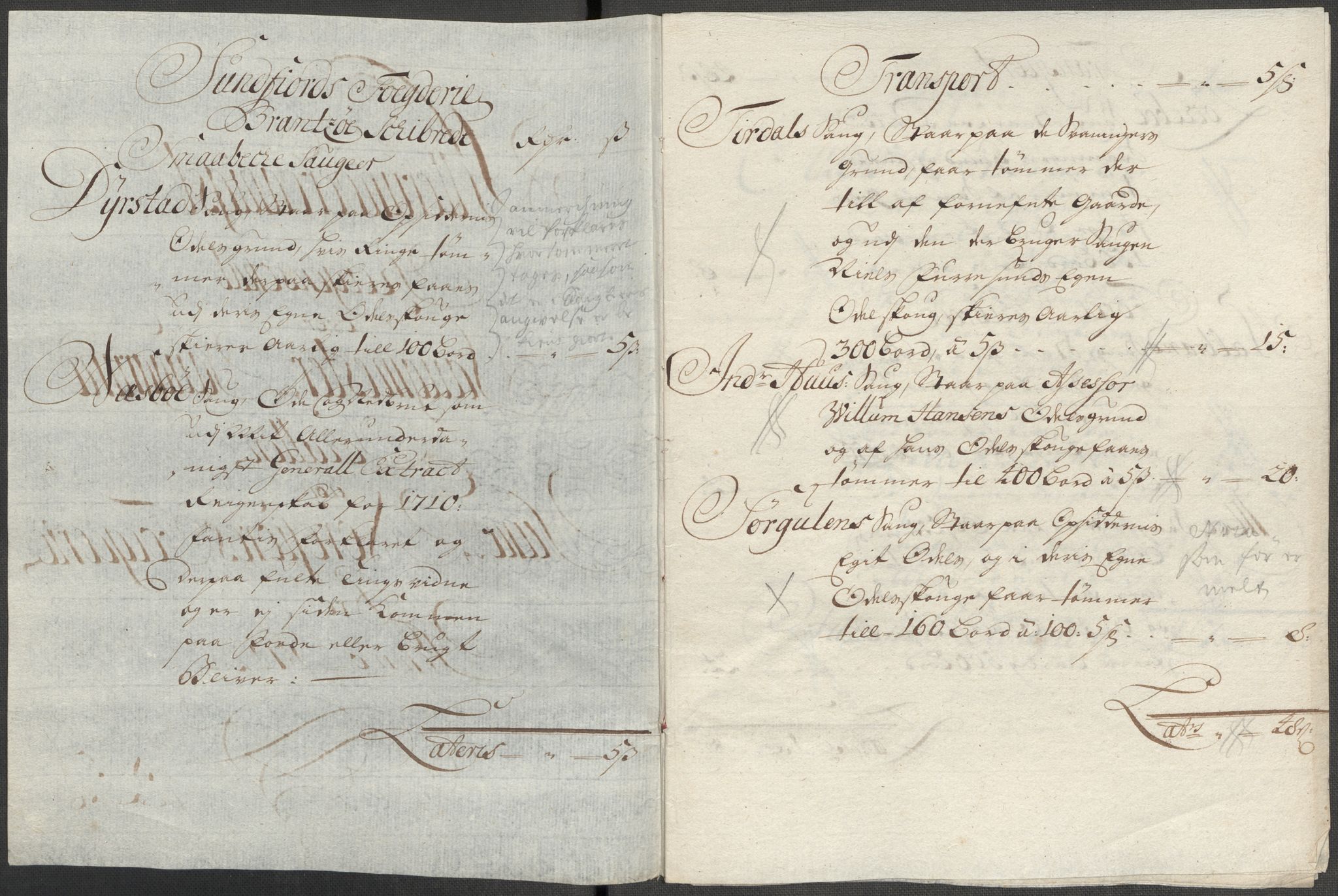 Rentekammeret inntil 1814, Reviderte regnskaper, Fogderegnskap, RA/EA-4092/R53/L3435: Fogderegnskap Sunn- og Nordfjord, 1712, p. 163