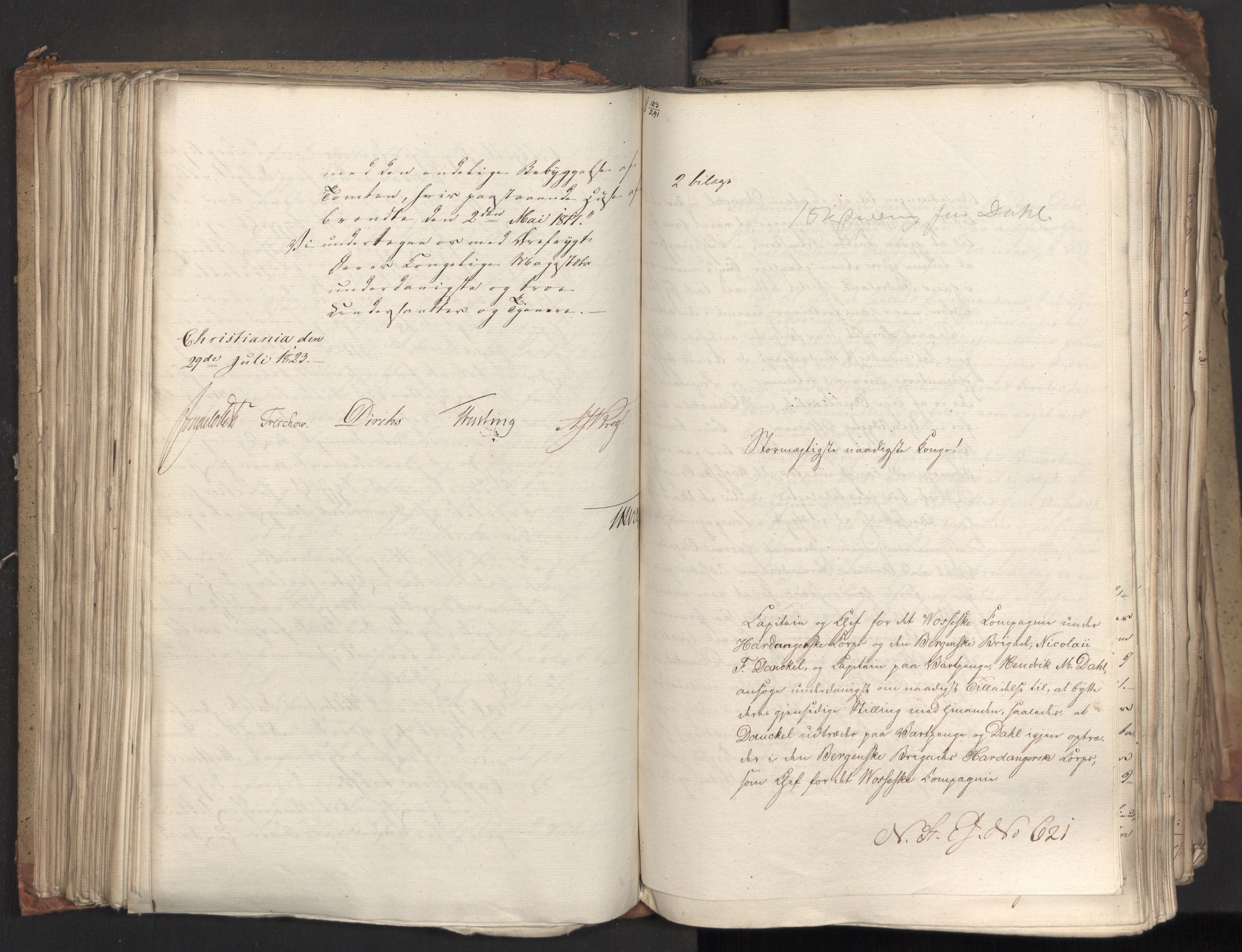 Statsrådsavdelingen i Stockholm, AV/RA-S-1003/D/Da/L0035: Regjeringsinnstillinger nr. 541-840, 1823, p. 192