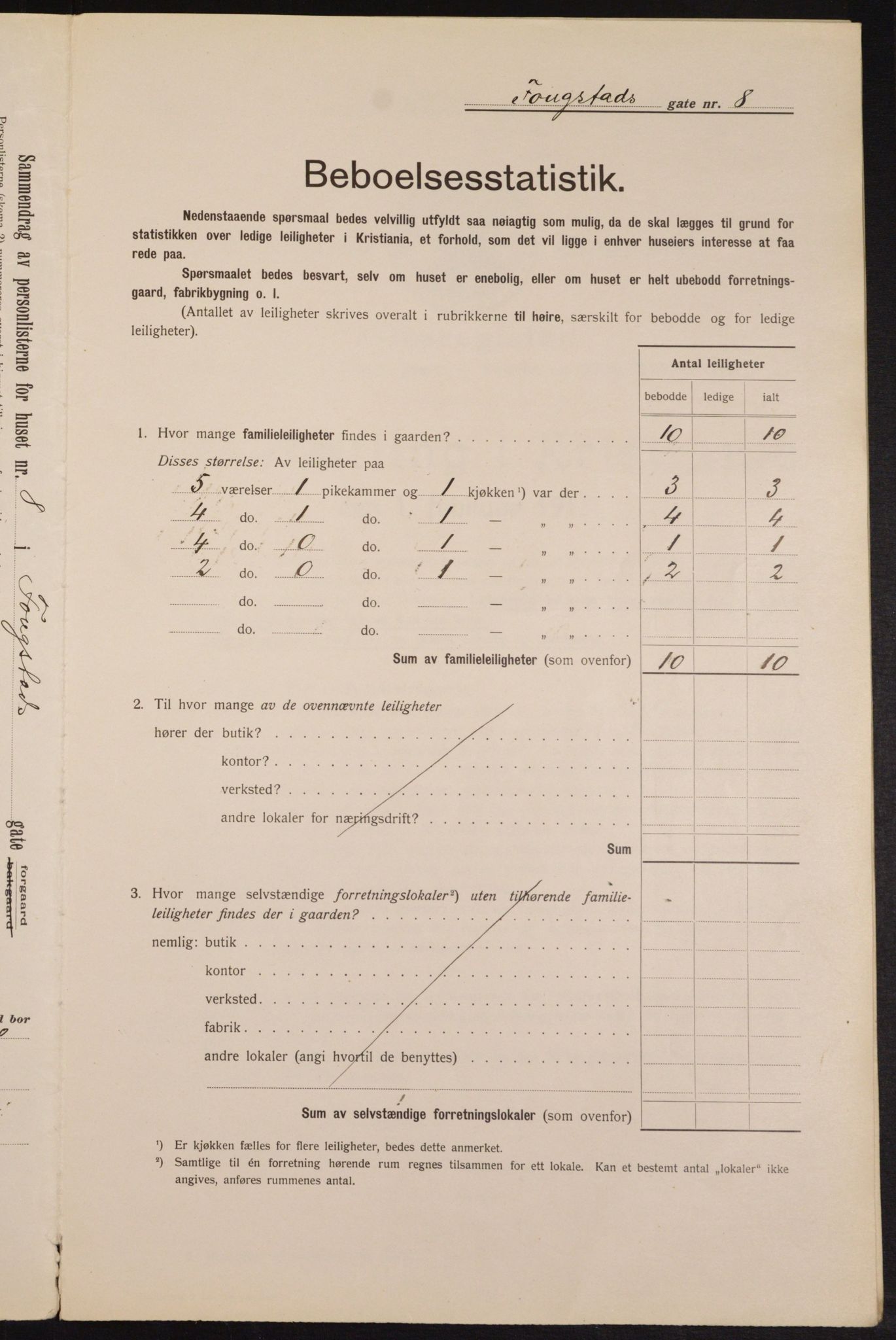 OBA, Municipal Census 1913 for Kristiania, 1913, p. 25480