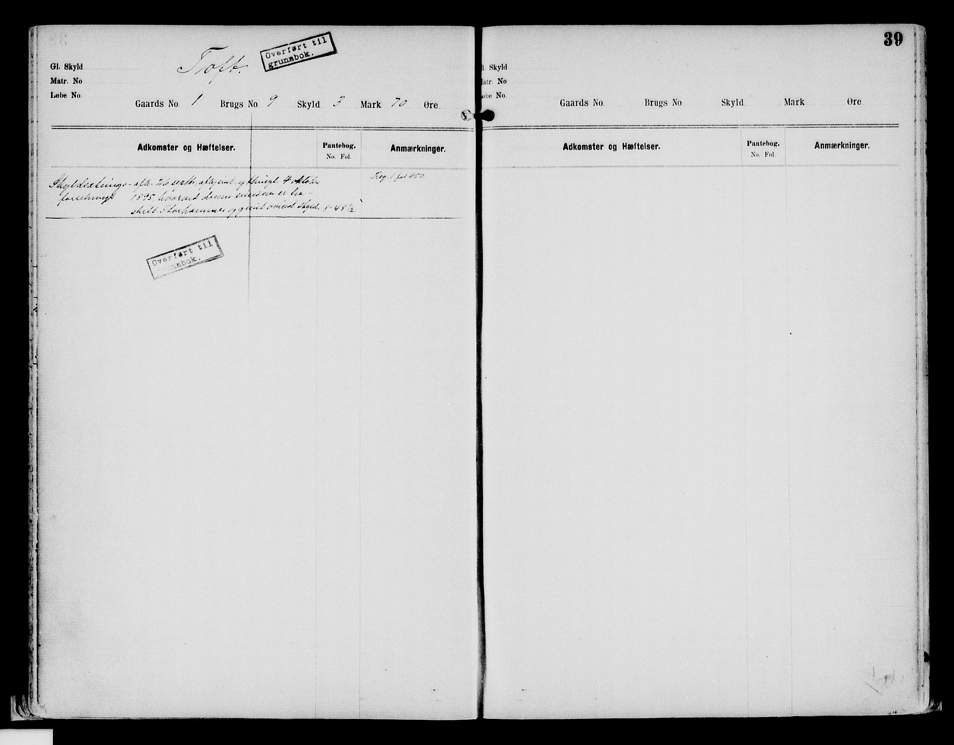 Nord-Hedmark sorenskriveri, SAH/TING-012/H/Ha/Had/Hade/L0002: Mortgage register no. 4.2, 1893-1940, p. 39