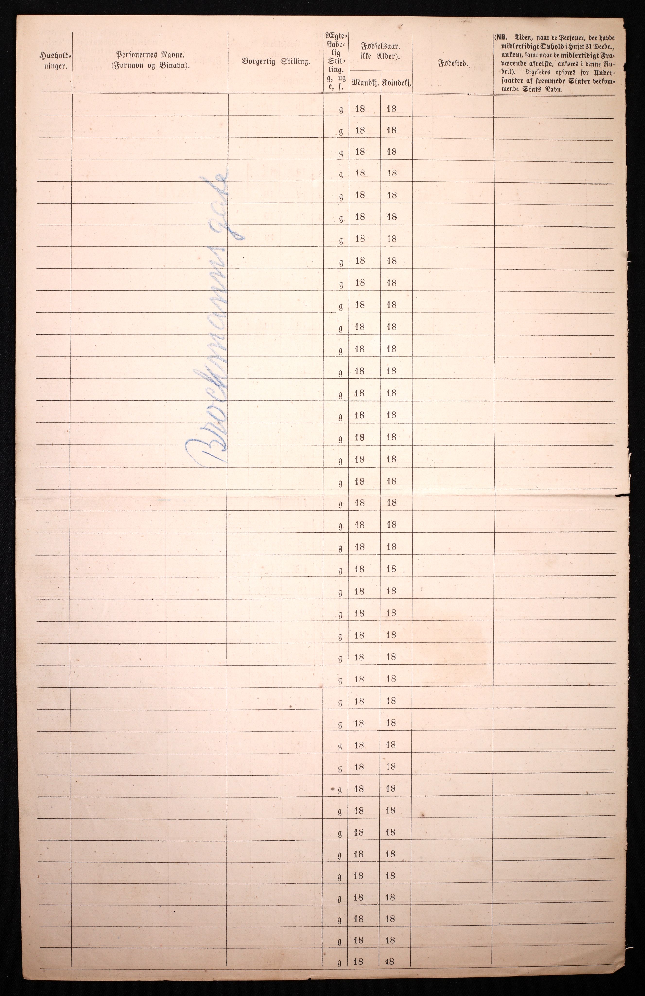 RA, 1870 census for 0301 Kristiania, 1870, p. 448