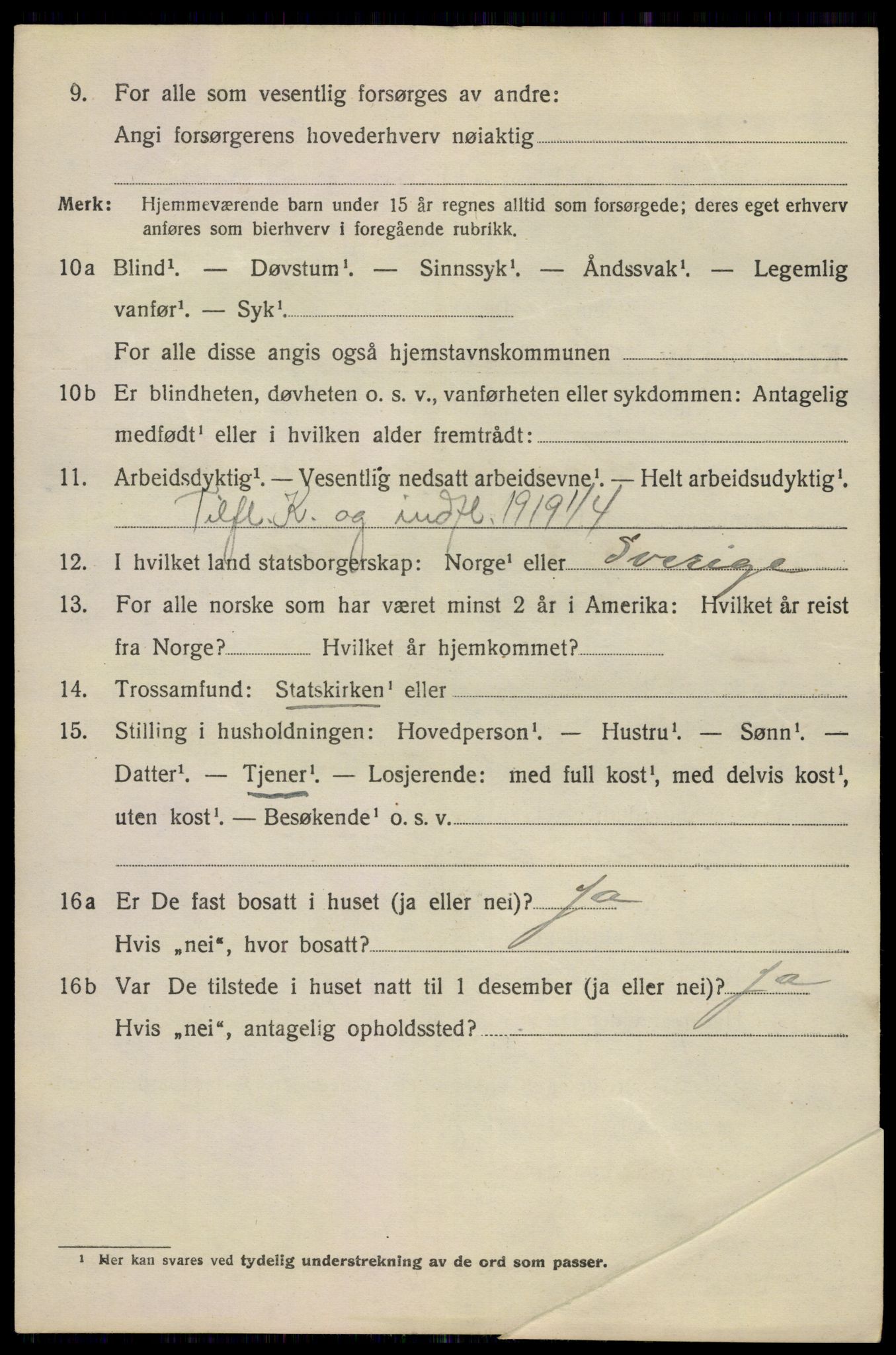 SAO, 1920 census for Kristiania, 1920, p. 373300