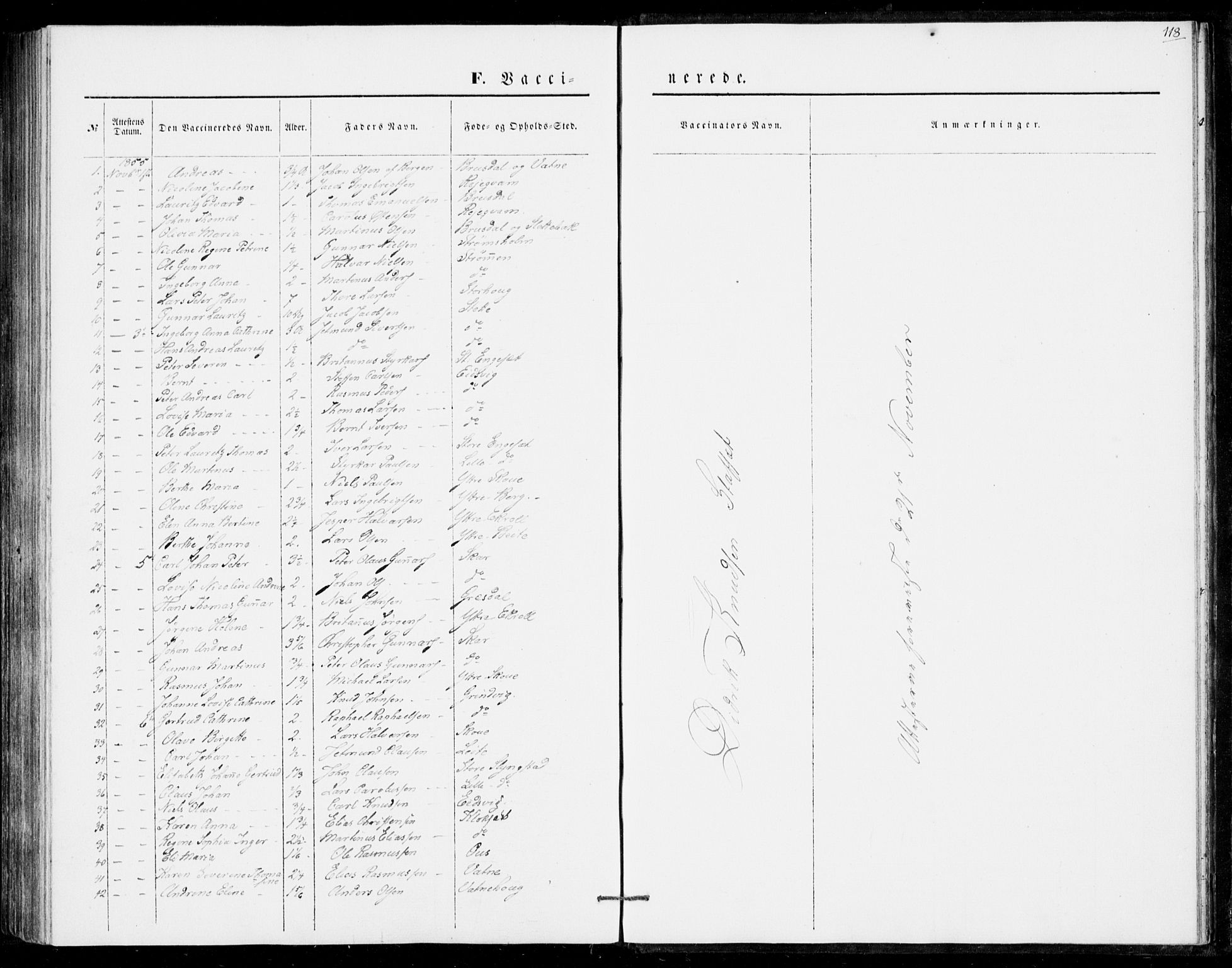 Ministerialprotokoller, klokkerbøker og fødselsregistre - Møre og Romsdal, SAT/A-1454/524/L0353: Parish register (official) no. 524A05, 1848-1856, p. 118