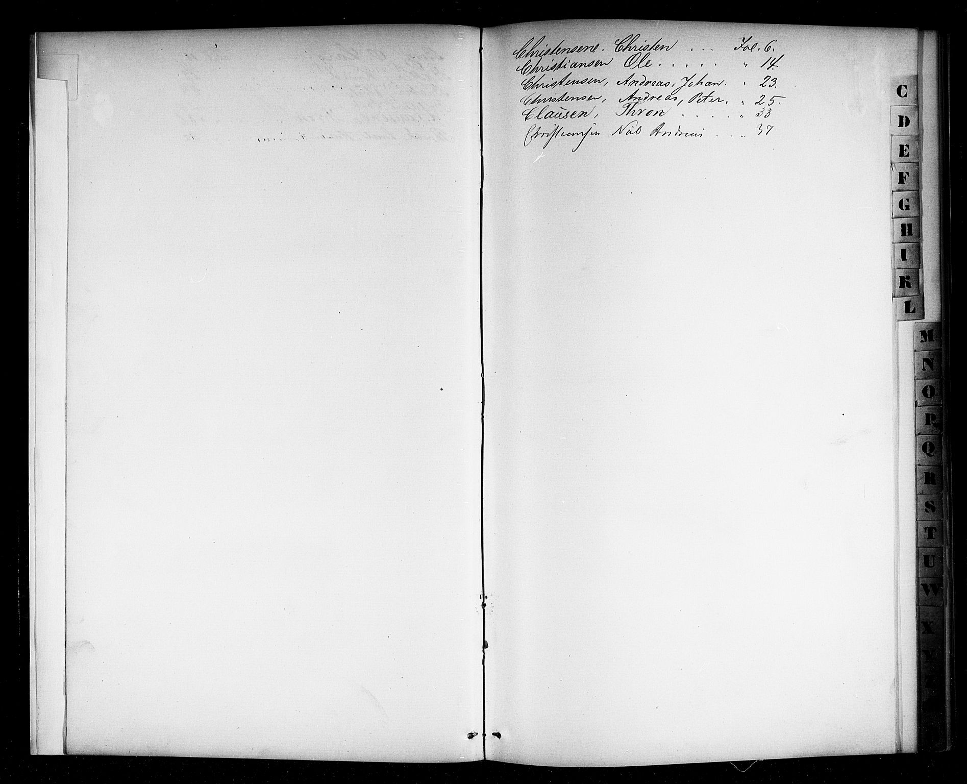 Langesund innrulleringskontor, SAKO/A-831/F/Fd/L0001: Skipper- og styrmannsrulle, 1860-1867, p. 7