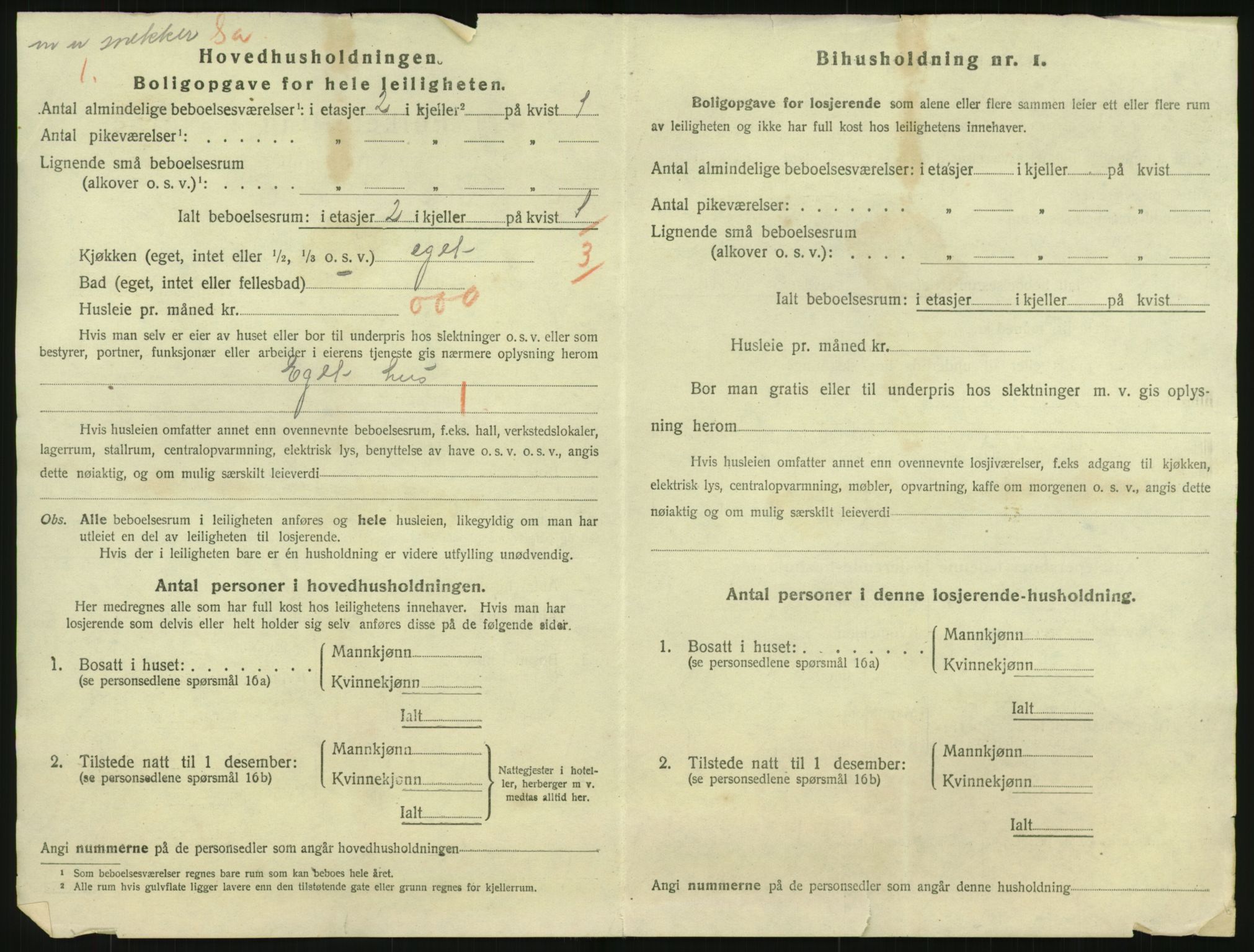 SAK, 1920 census for Grimstad, 1920, p. 2330