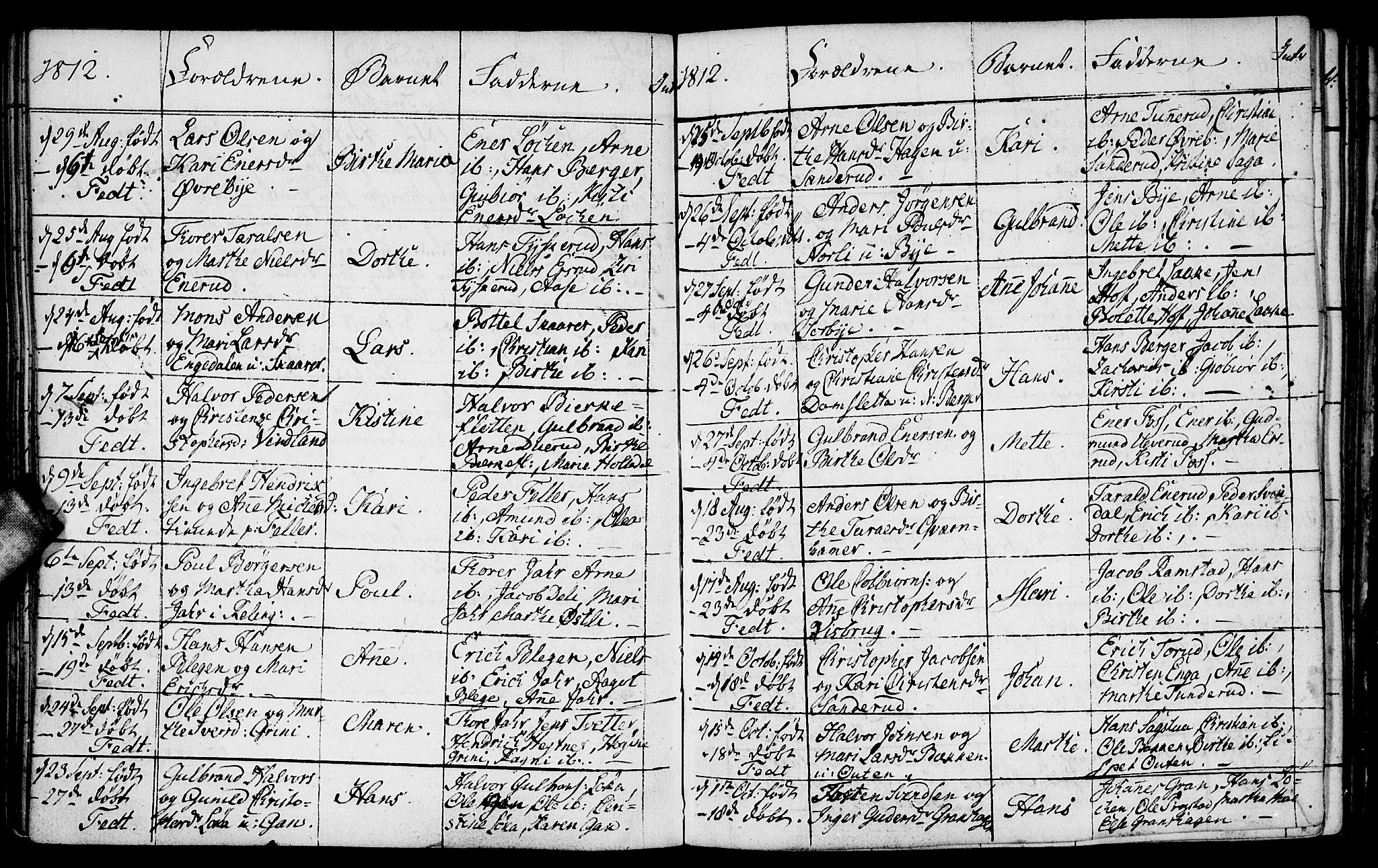 Fet prestekontor Kirkebøker, AV/SAO-A-10370a/F/Fa/L0007: Parish register (official) no. I 7, 1797-1814