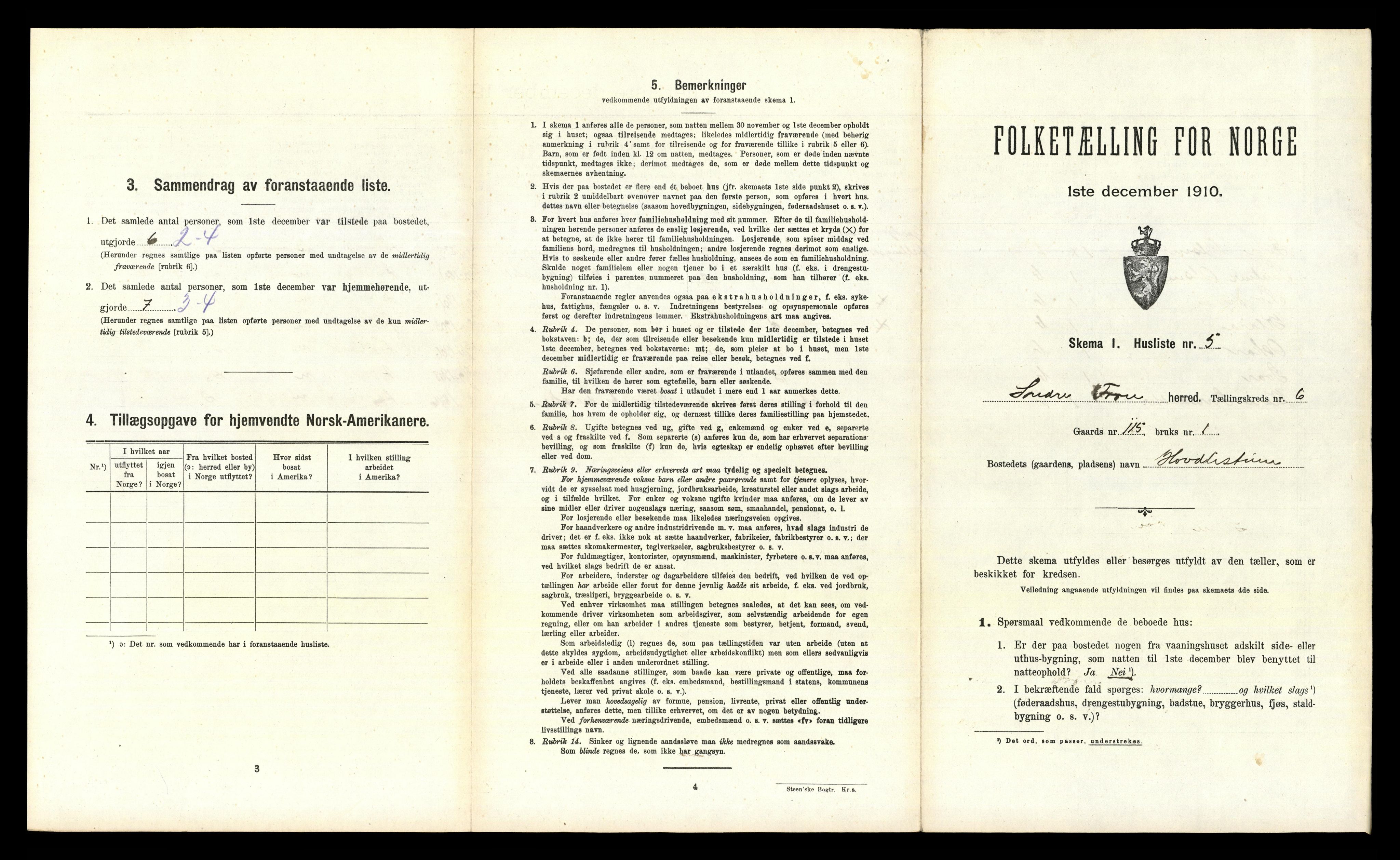 RA, 1910 census for Sør-Fron, 1910, p. 750