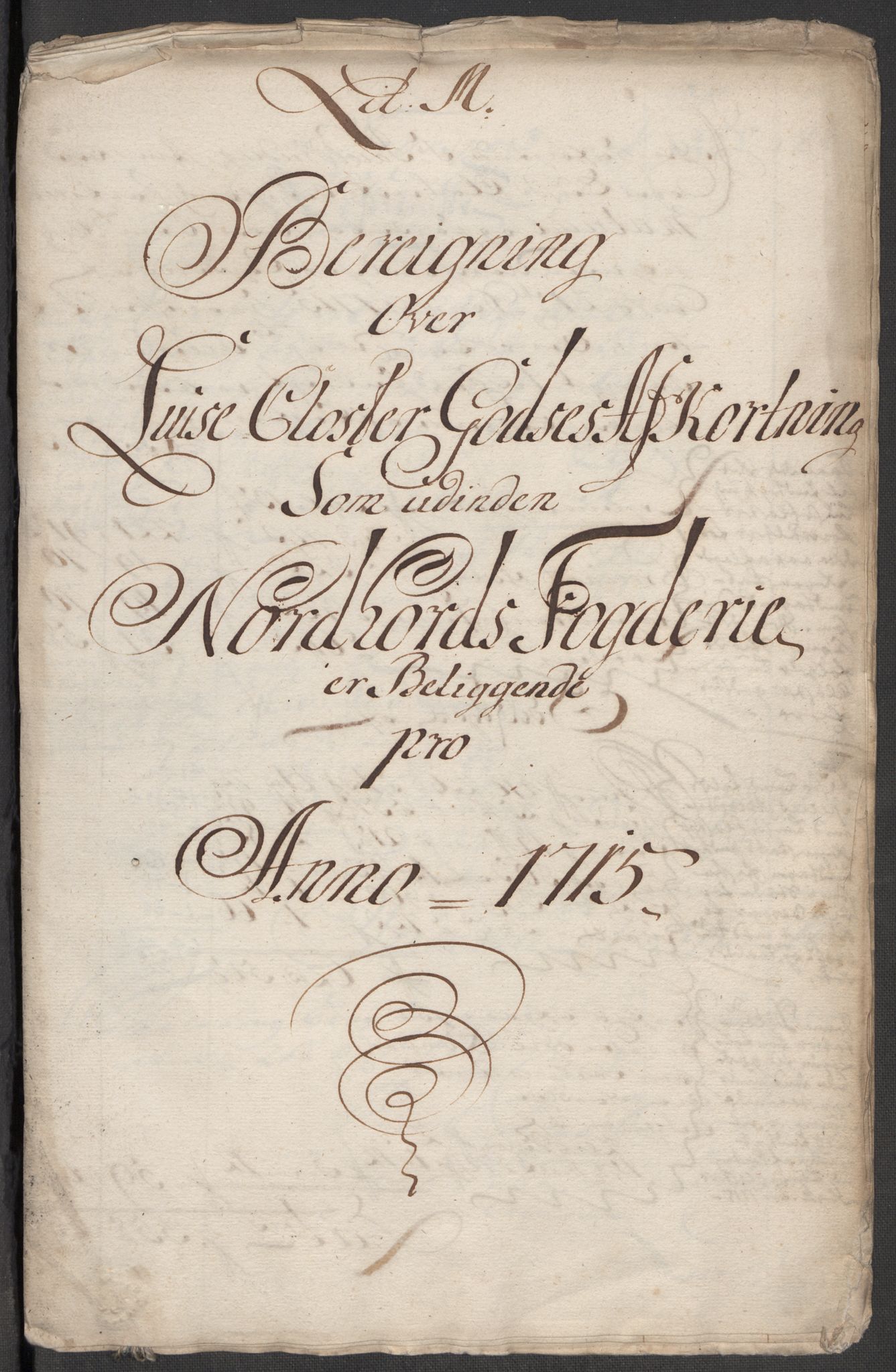 Rentekammeret inntil 1814, Reviderte regnskaper, Fogderegnskap, RA/EA-4092/R51/L3198: Fogderegnskap Nordhordland og Voss, 1715, p. 279