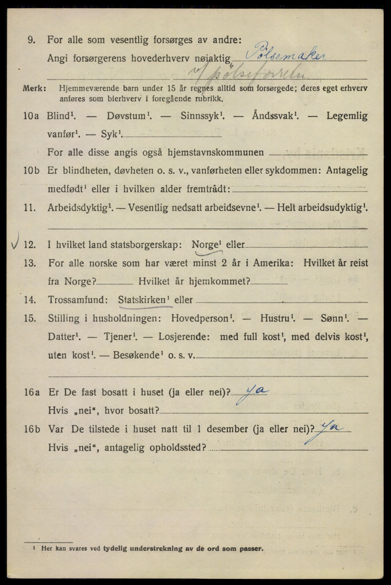 SAO, 1920 census for Kristiania, 1920, p. 267054