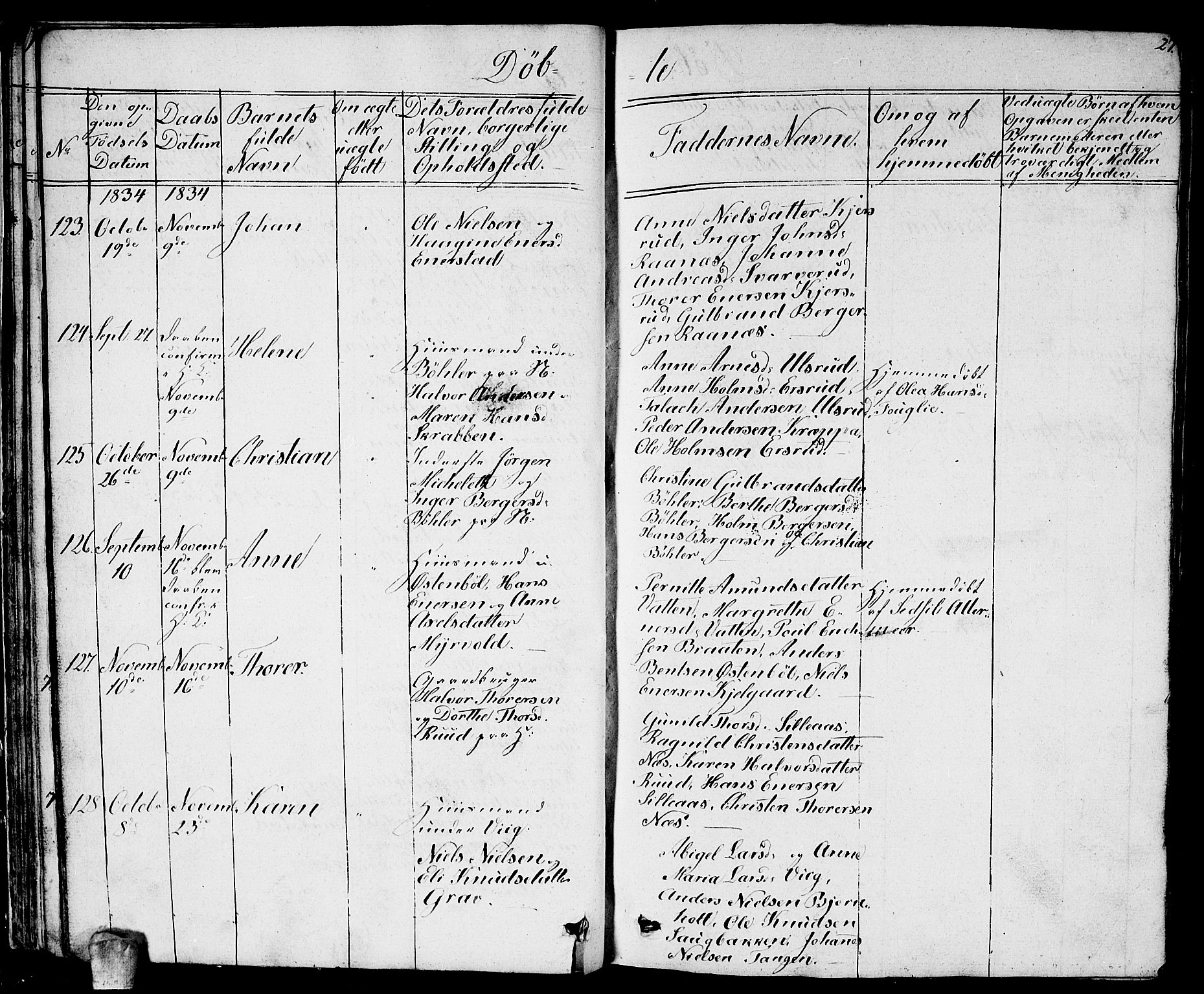 Enebakk prestekontor Kirkebøker, AV/SAO-A-10171c/G/Ga/L0003: Parish register (copy) no. I 3, 1833-1849, p. 27