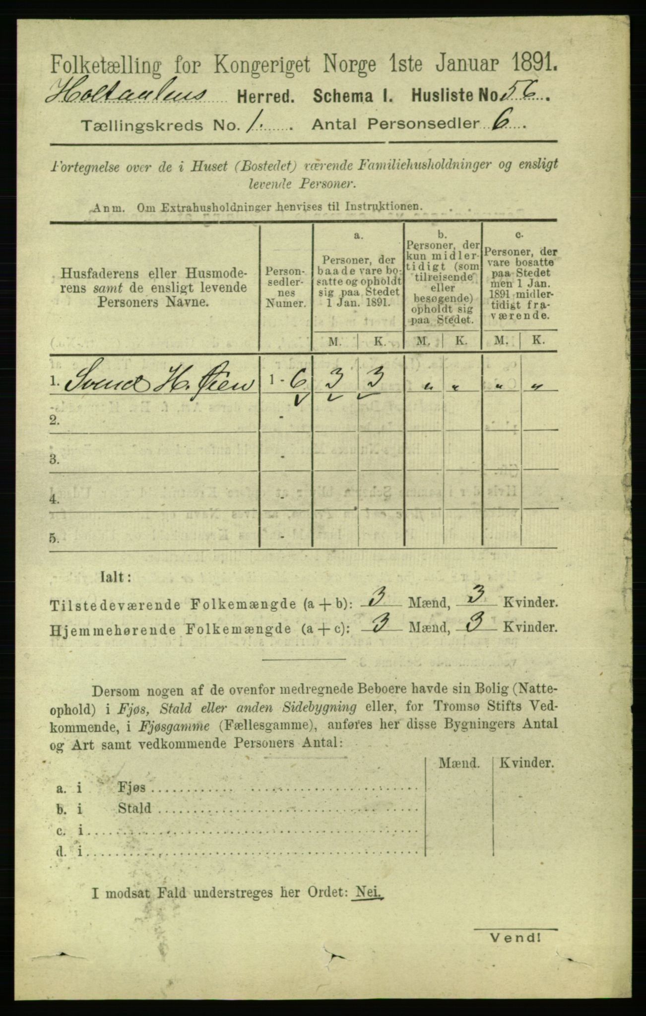 RA, 1891 census for 1645 Haltdalen, 1891, p. 71