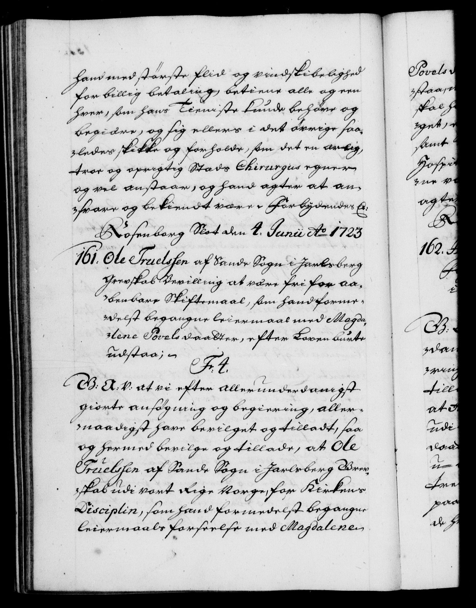 Danske Kanselli 1572-1799, AV/RA-EA-3023/F/Fc/Fca/Fcaa/L0024: Norske registre, 1723-1725, p. 137b