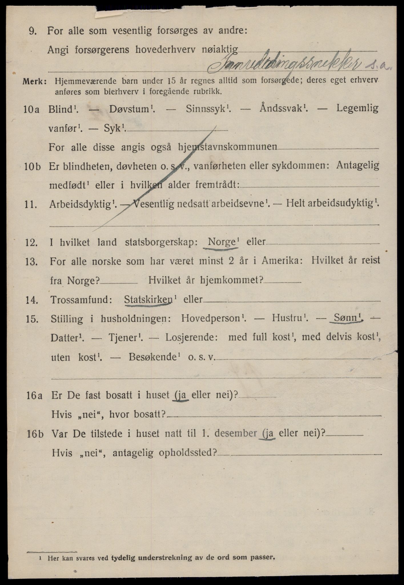 SAT, 1920 census for Tingvoll, 1920, p. 6793