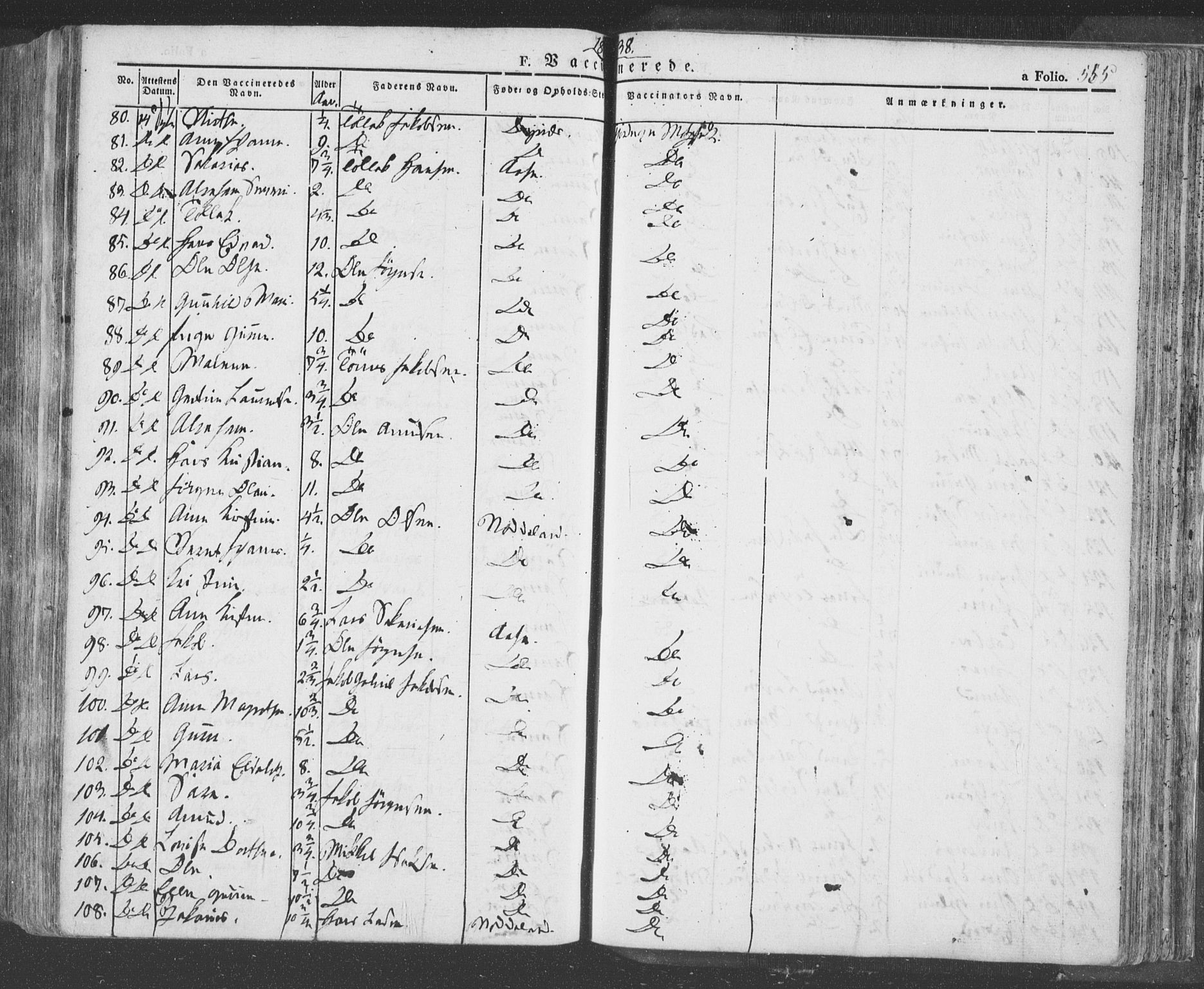 Eigersund sokneprestkontor, AV/SAST-A-101807/S08/L0009: Parish register (official) no. A 9, 1827-1850, p. 565