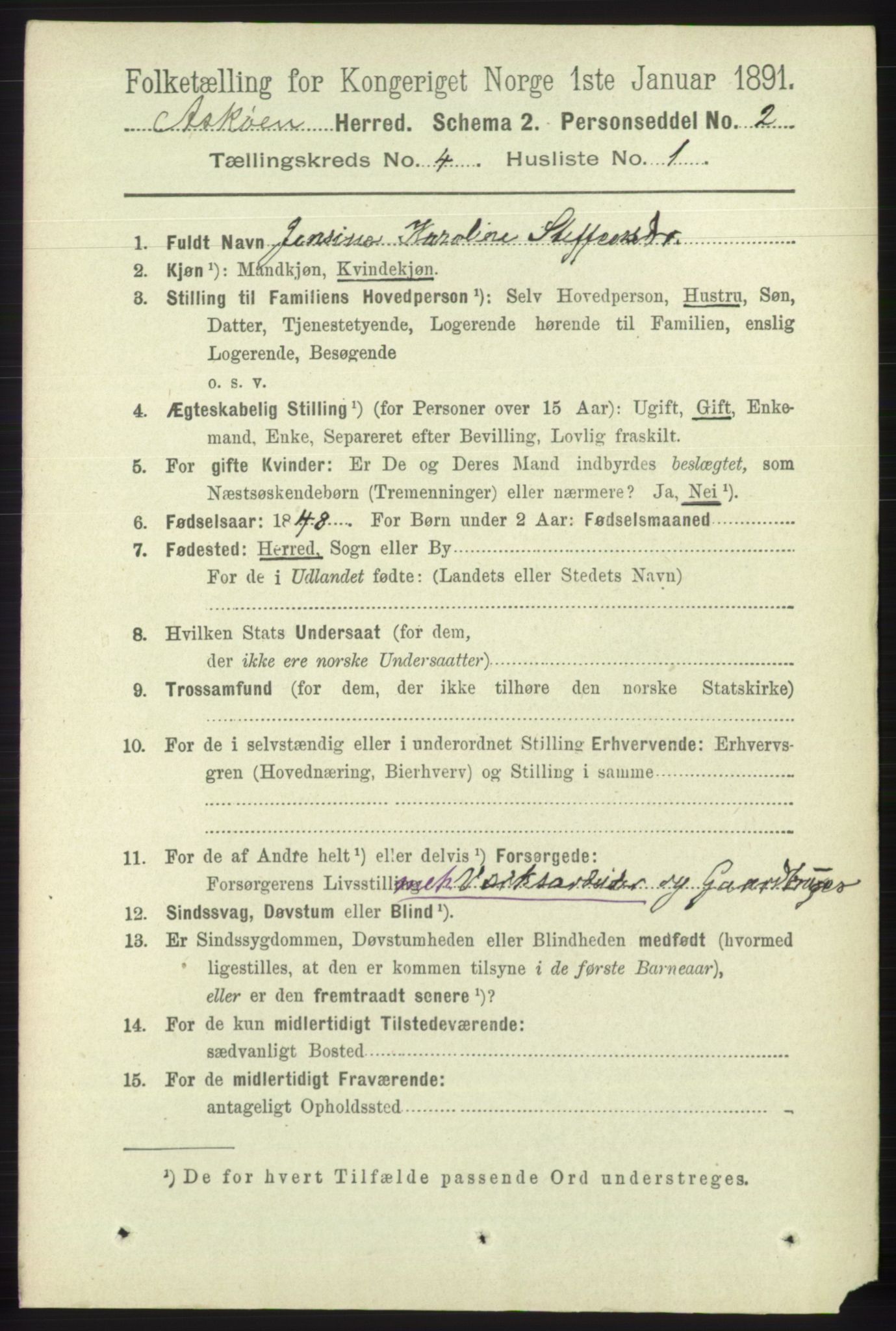 RA, 1891 census for 1247 Askøy, 1891, p. 2889