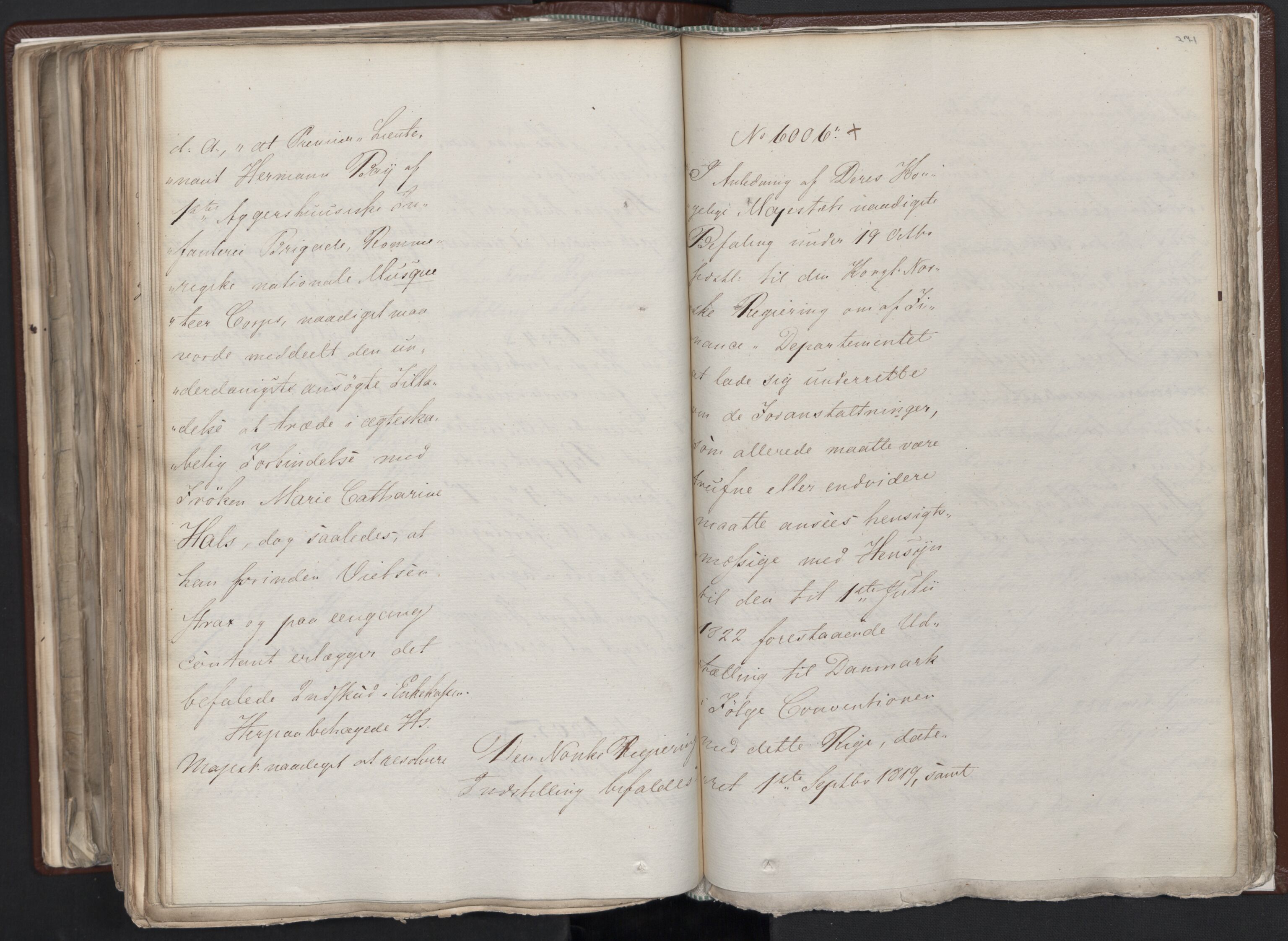 Statsrådssekretariatet, AV/RA-S-1001/A/Ab/L0012: Kgl. res. nr. 5679-6008 II, 1821, p. 270b-271a
