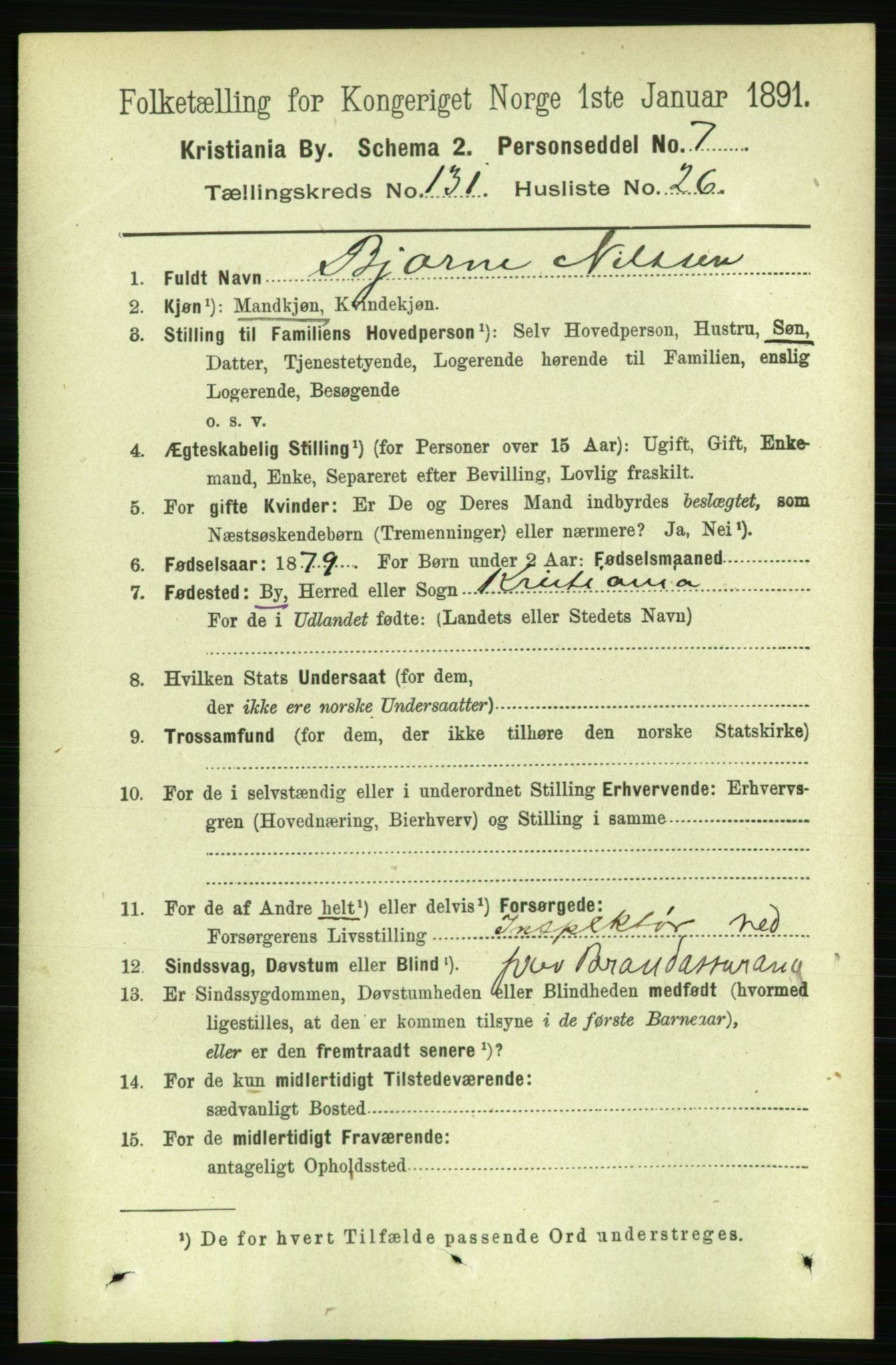 RA, 1891 census for 0301 Kristiania, 1891, p. 71218