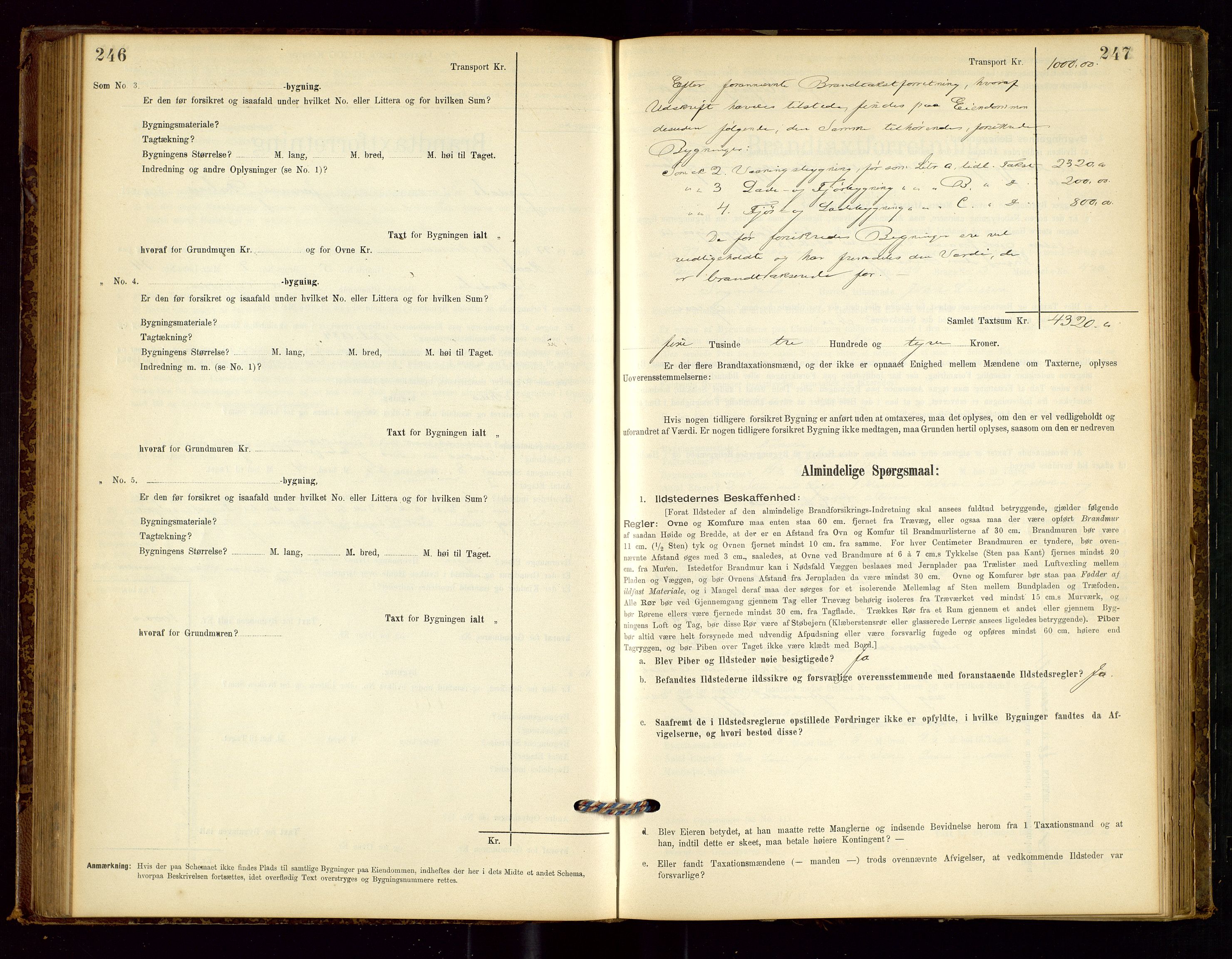 Sokndal lensmannskontor, SAST/A-100417/Gob/L0001: "Brandtaxt-Protokol", 1895-1902, p. 246-247
