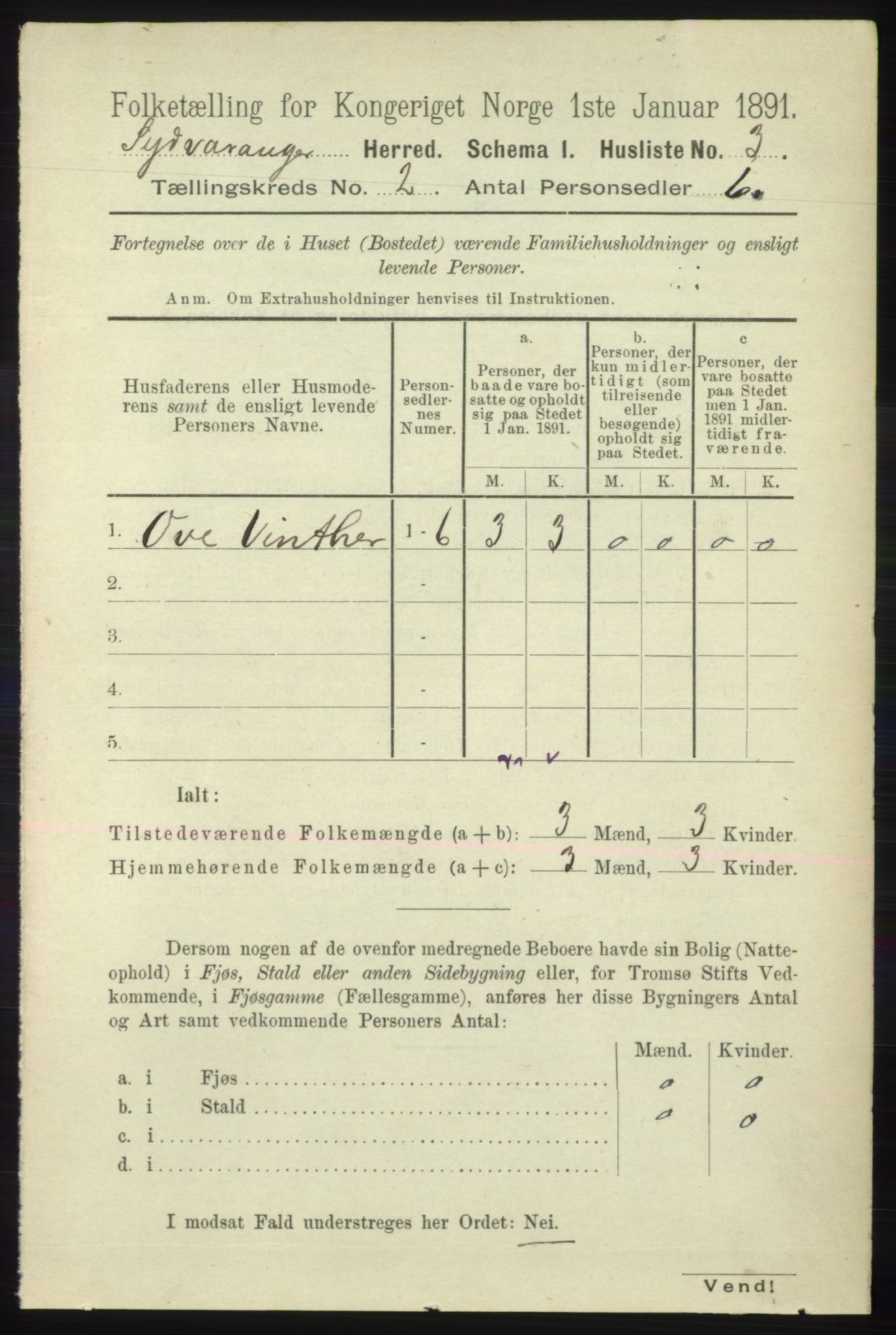 RA, 1891 census for 2030 Sør-Varanger, 1891, p. 356