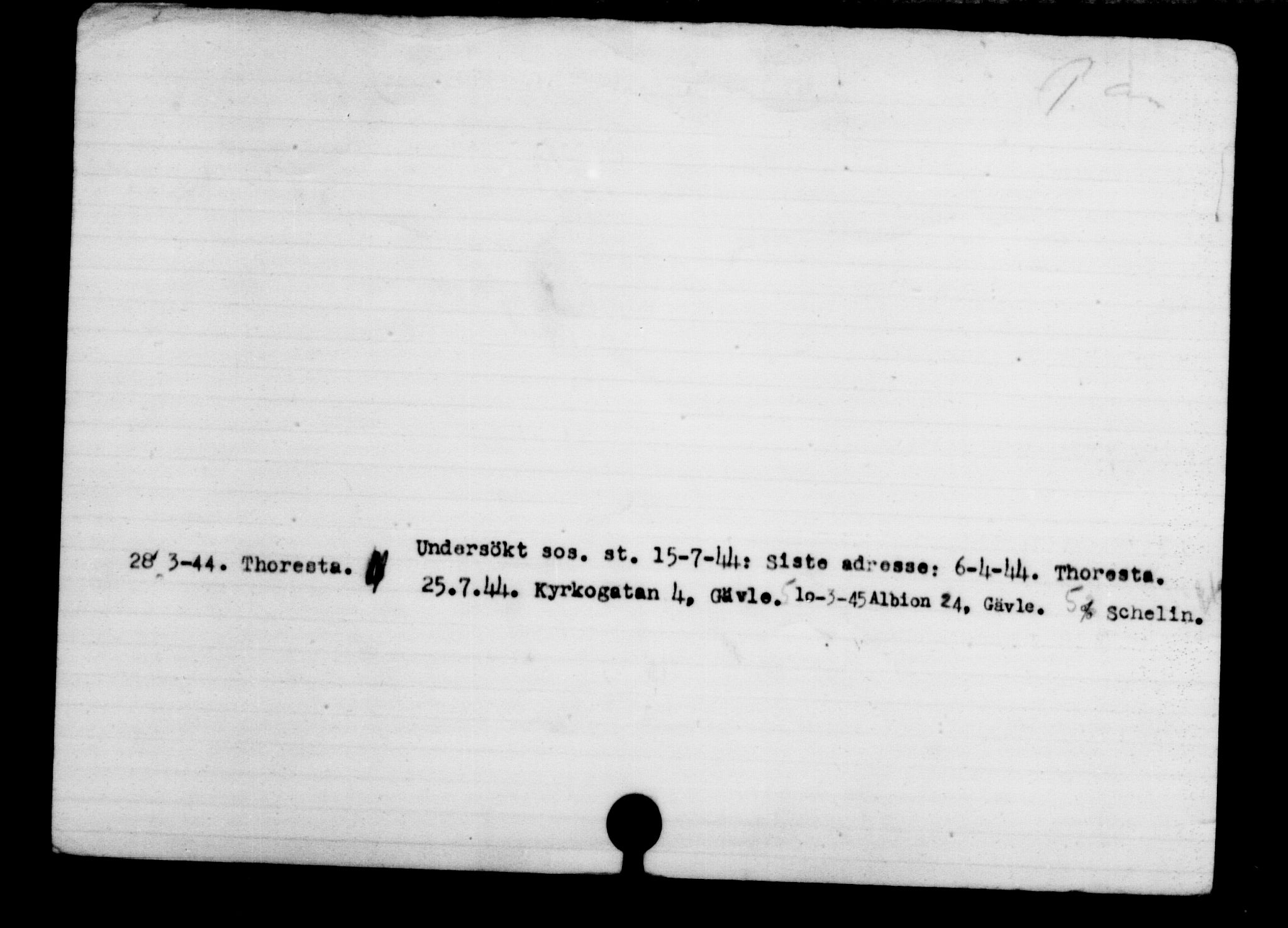 Den Kgl. Norske Legasjons Flyktningskontor, AV/RA-S-6753/V/Va/L0002: Kjesäterkartoteket.  Flyktningenr. 1001-2000, 1940-1945, p. 1119