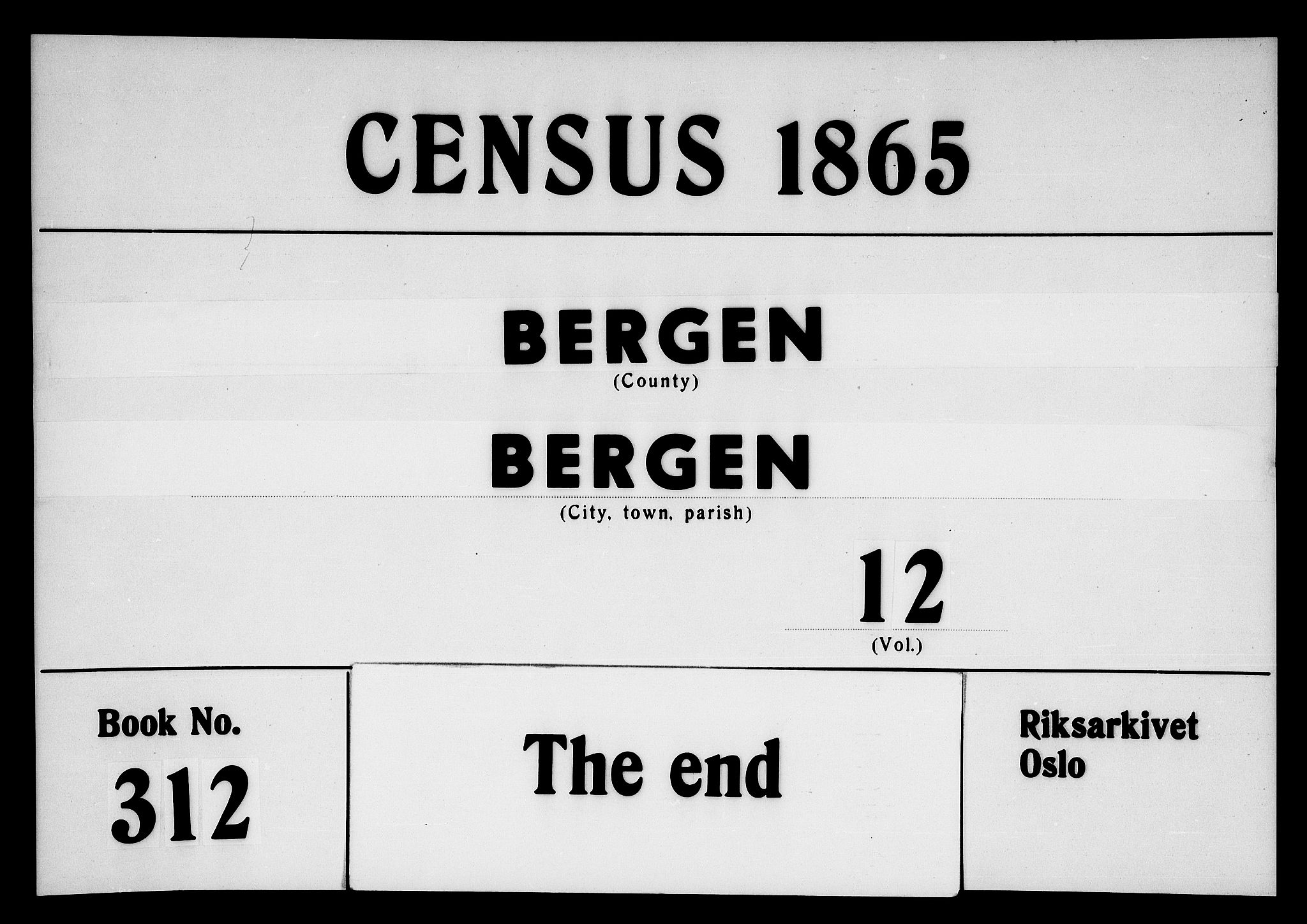 RA, 1865 census for St. Jørgens Hospital/Årstad, 1865, p. 52