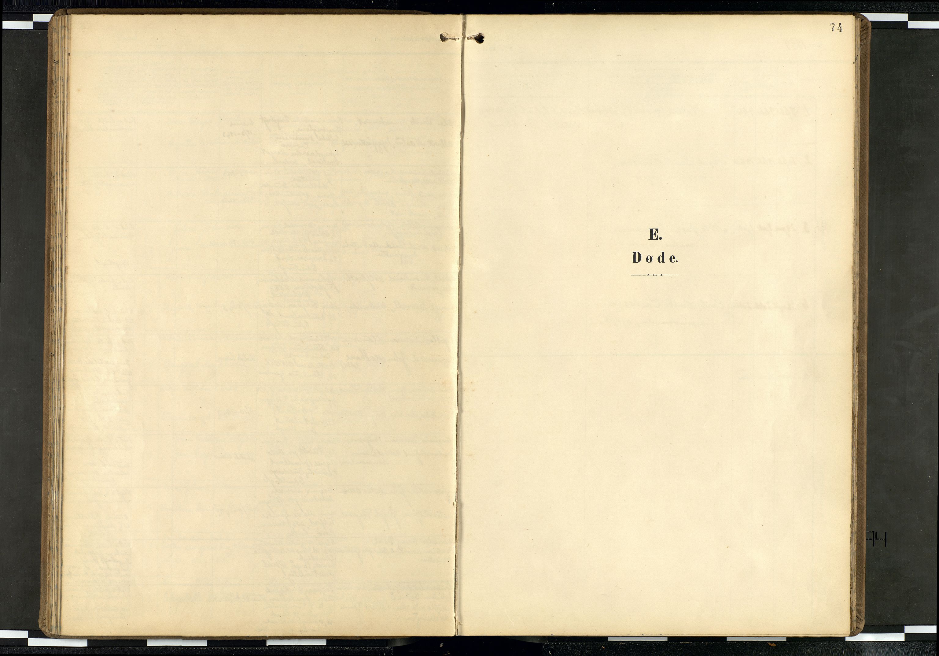 Den norske sjømannsmisjon i utlandet/Skotske havner (Leith, Glasgow), SAB/SAB/PA-0100/H/Ha/Haa/L0004: Parish register (official) no. A 4, 1899-1949, p. 73b-74a