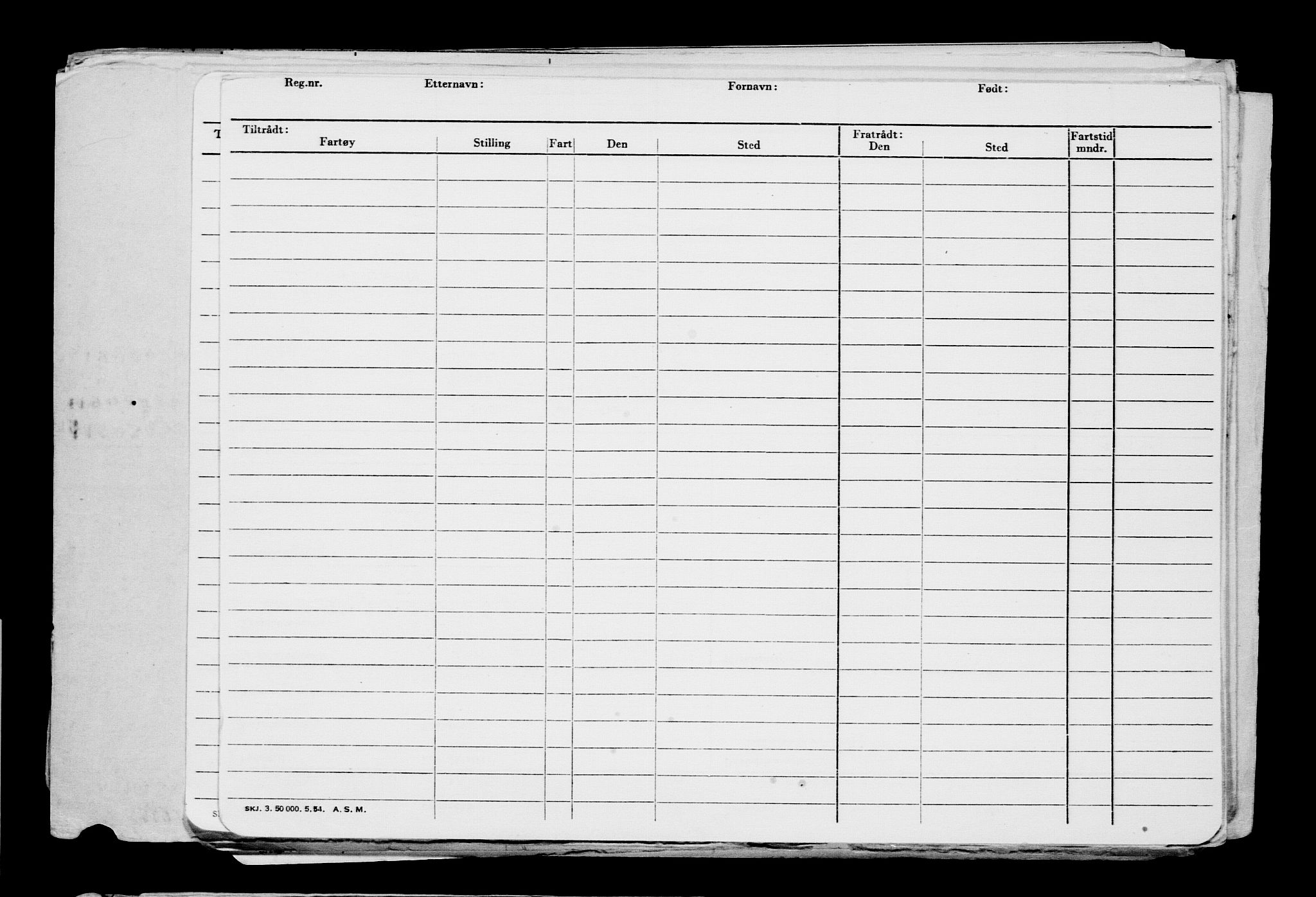 Direktoratet for sjømenn, AV/RA-S-3545/G/Gb/L0042: Hovedkort, 1901, p. 2