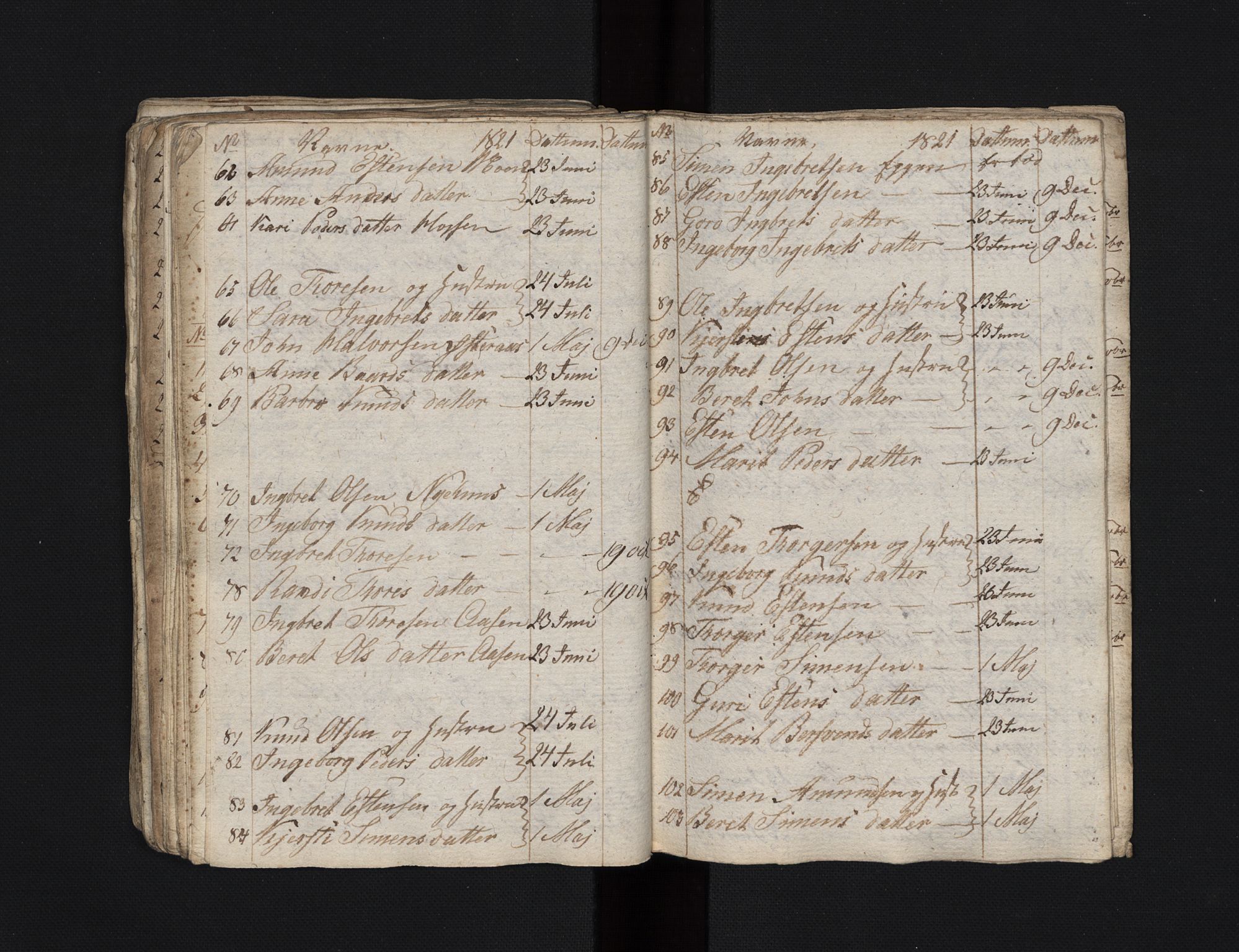 Tolga prestekontor, AV/SAH-PREST-062/L/L0021: Parish register (copy) no. 21, 1804-1823