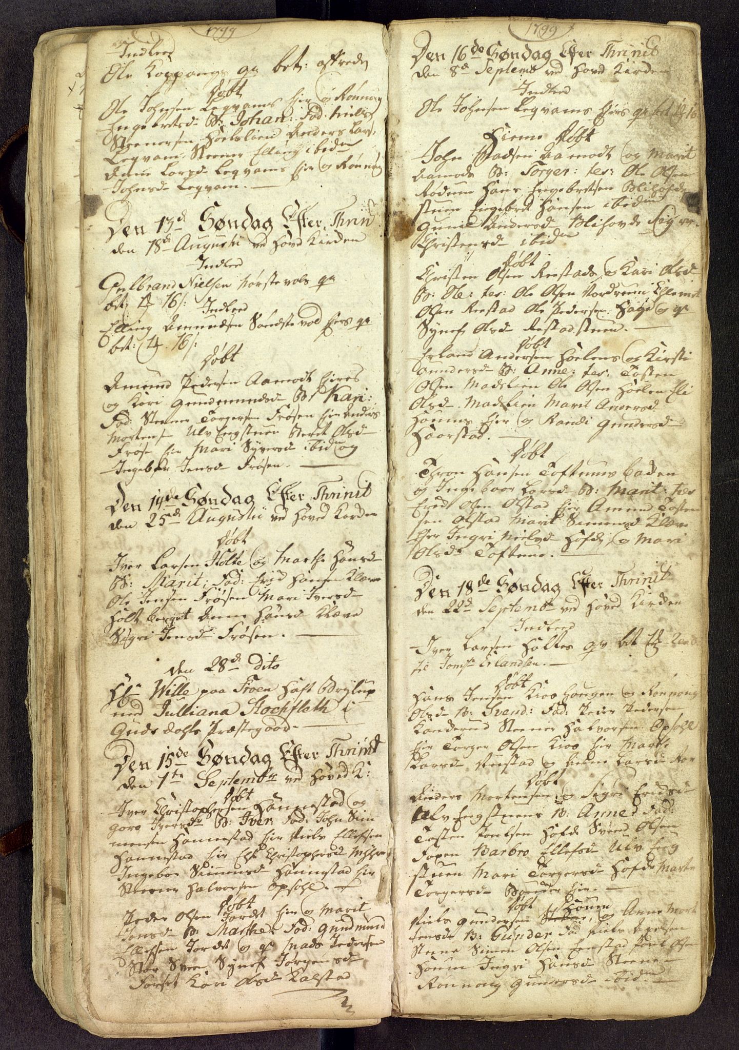 Gausdal prestekontor, AV/SAH-PREST-090/H/Ha: Parish register draft no. -, 1794-1811