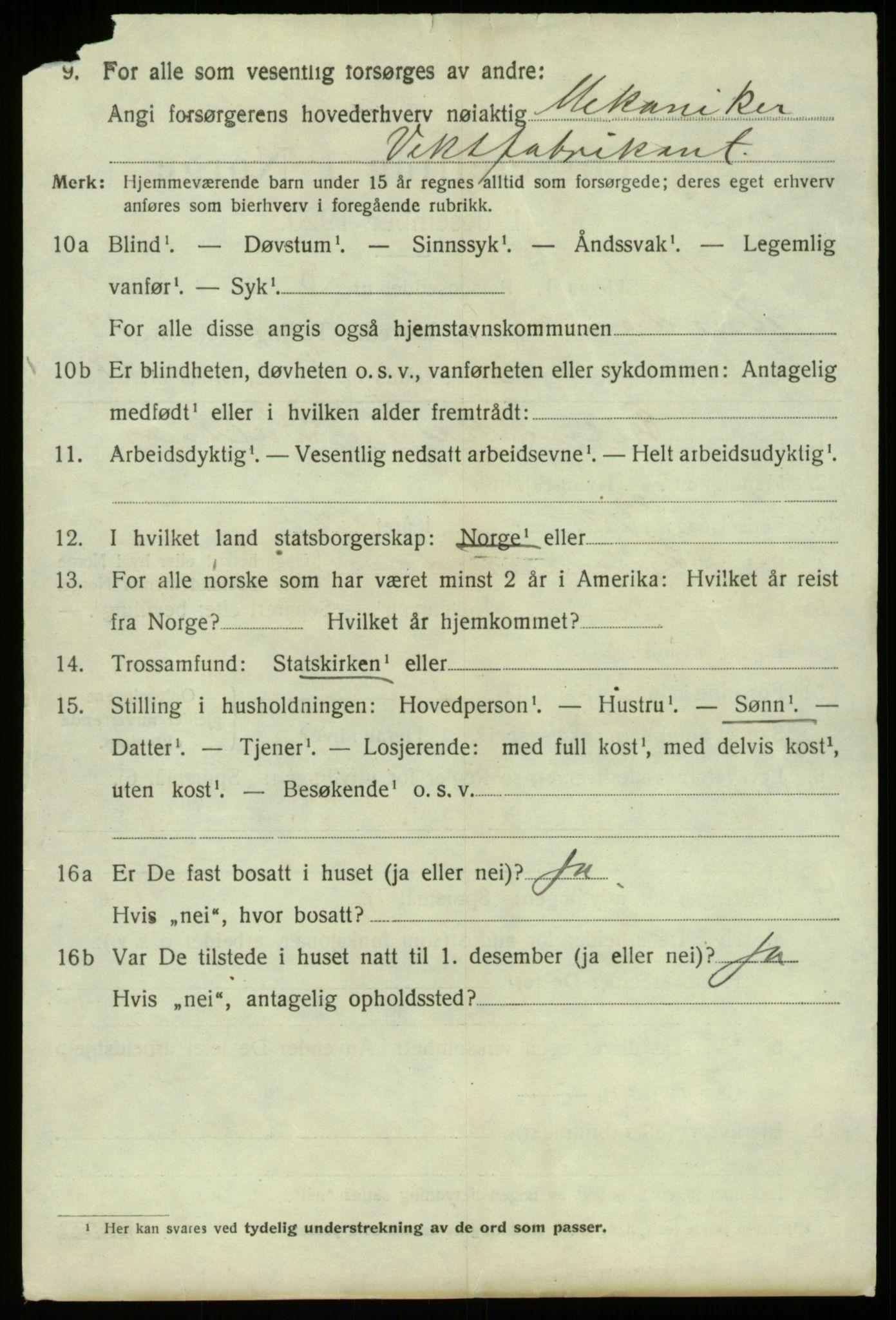 SAB, 1920 census for Lindås, 1920, p. 7214