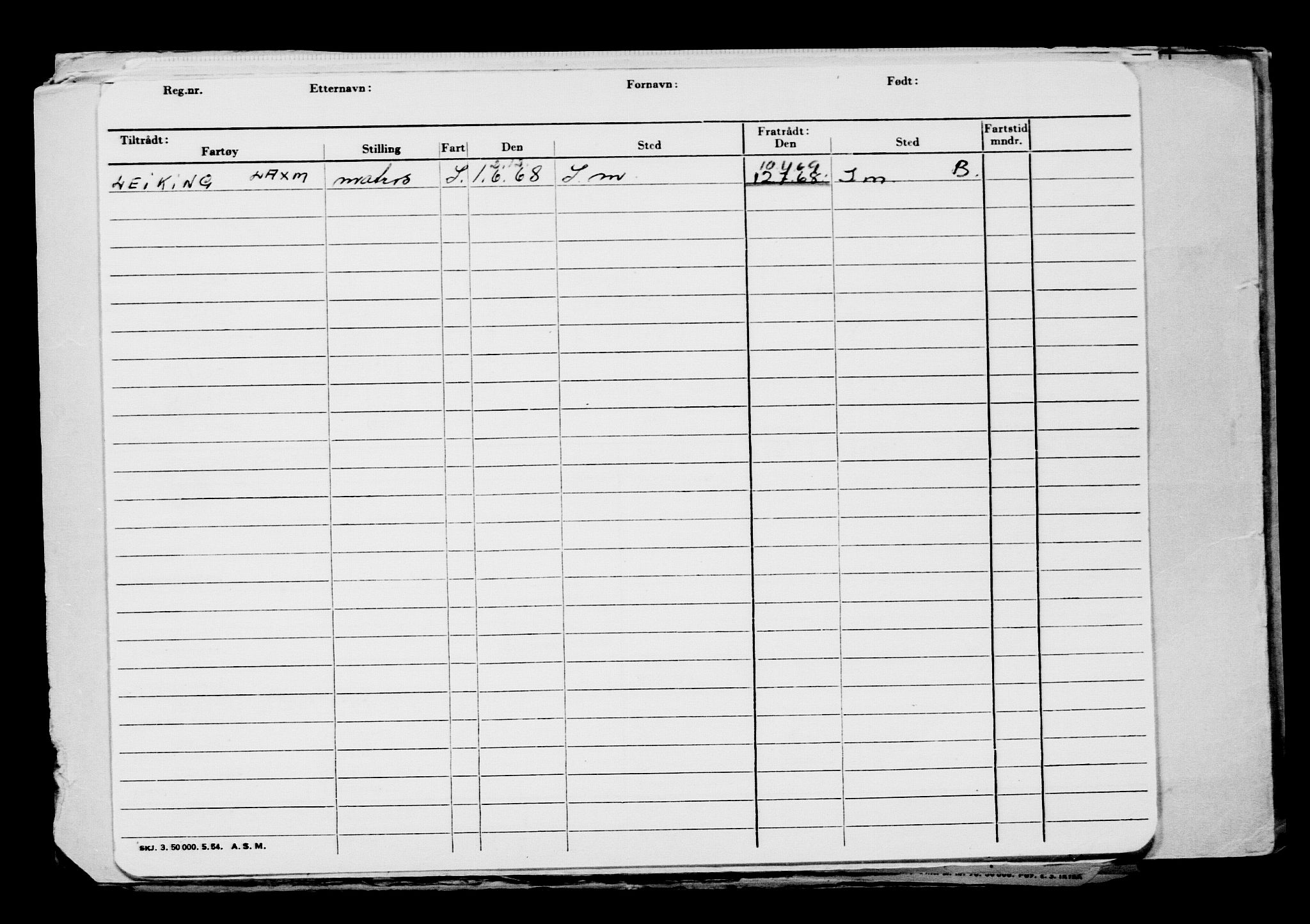 Direktoratet for sjømenn, AV/RA-S-3545/G/Gb/L0154: Hovedkort, 1917-1918, p. 206